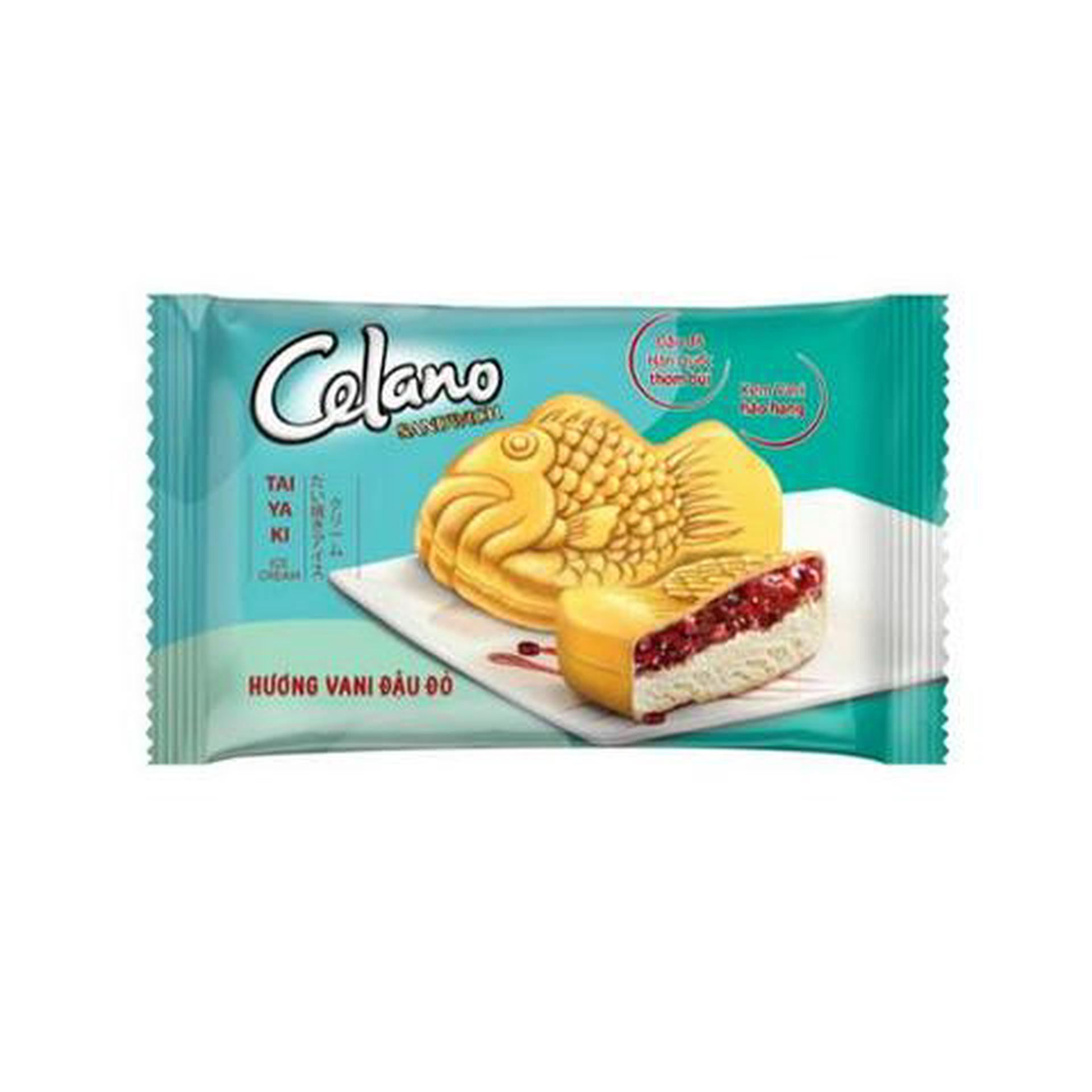 Hình ảnh Kem Bánh Cá Celano Vani Đậu Đỏ 100ml