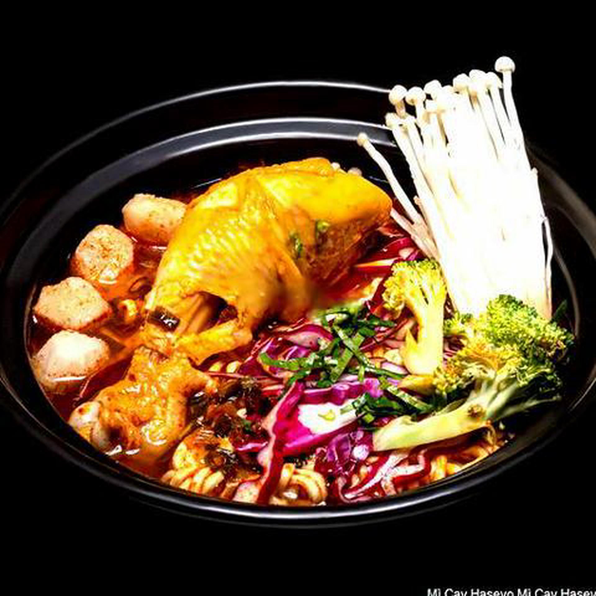 Hình ảnh Mì Kim Chi Gà