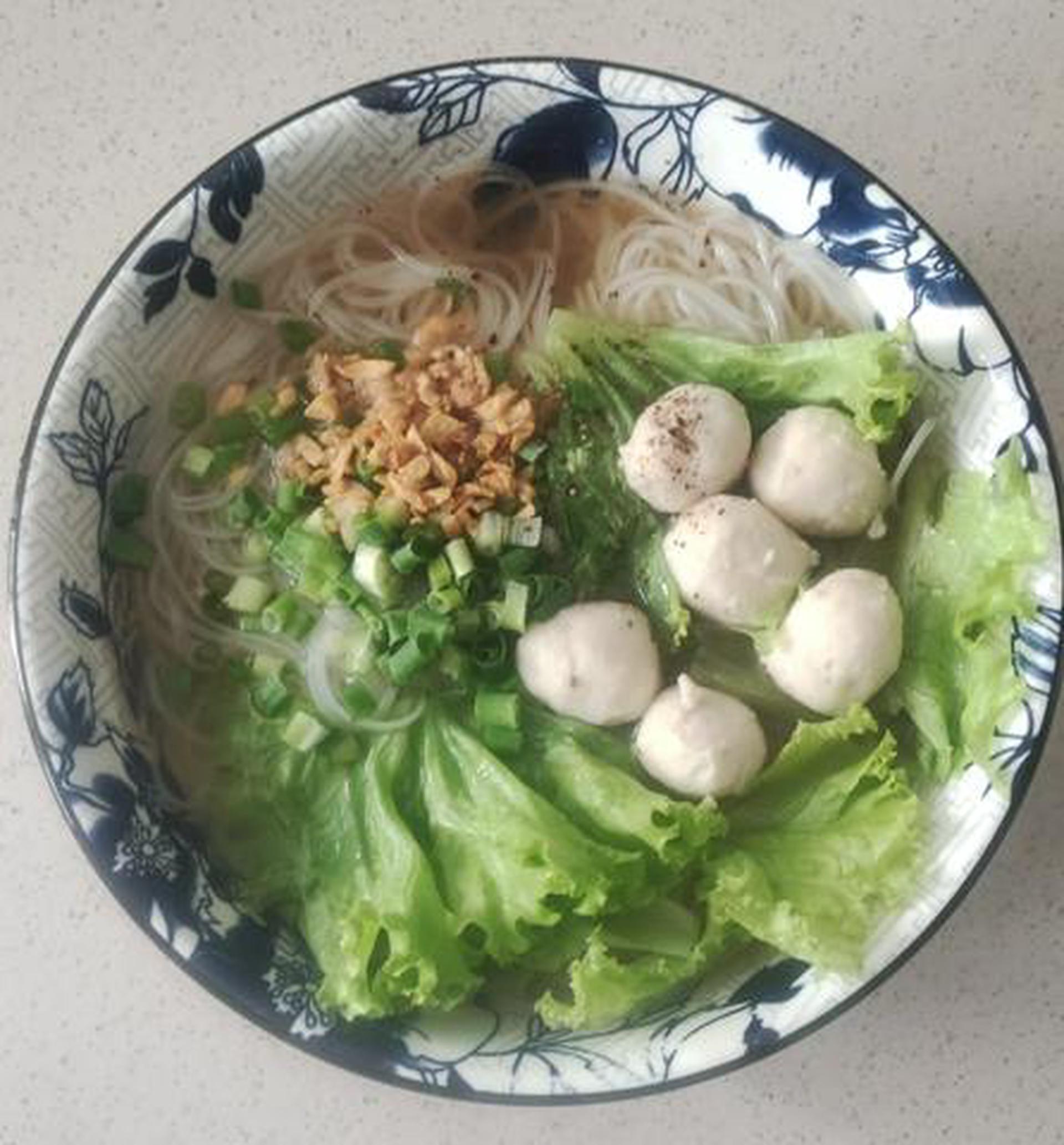 Hình ảnh Hủ tiếu mì viên heo ( hủ tiếu  dai, bún gạo, mì, mì gói)