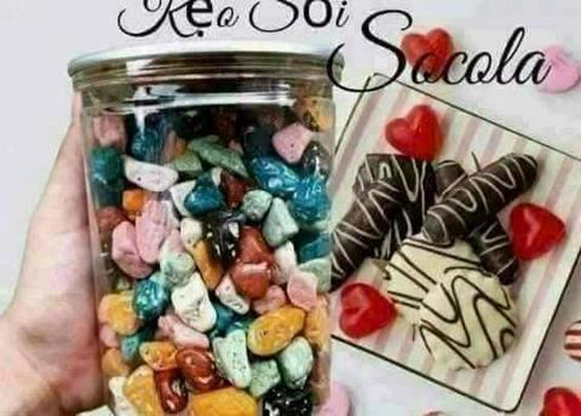 Hình ảnh Hủ 500gram Kẹo Sỏi Socola Siêu Ngon 