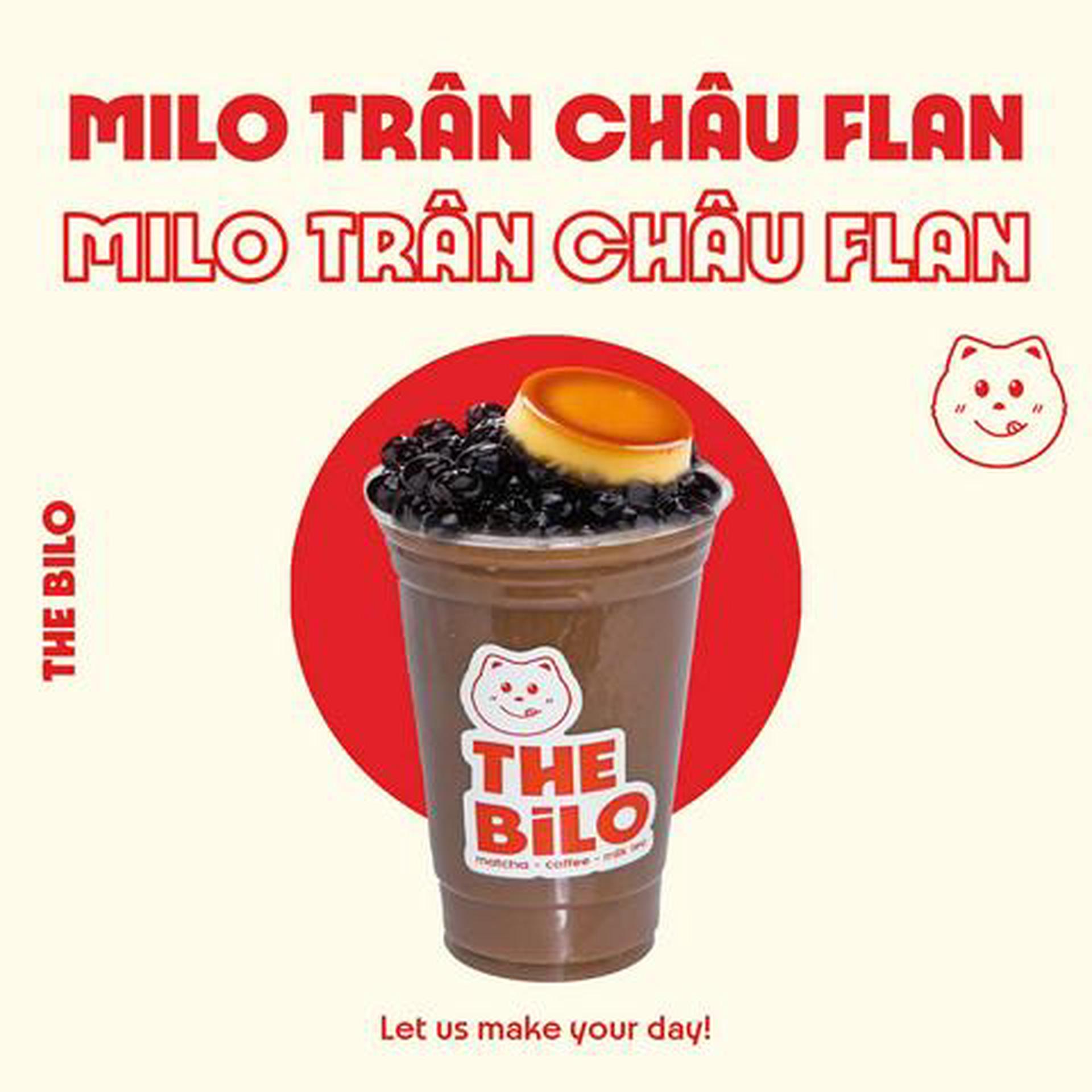Hình ảnh Milo dầm trân châu - flan