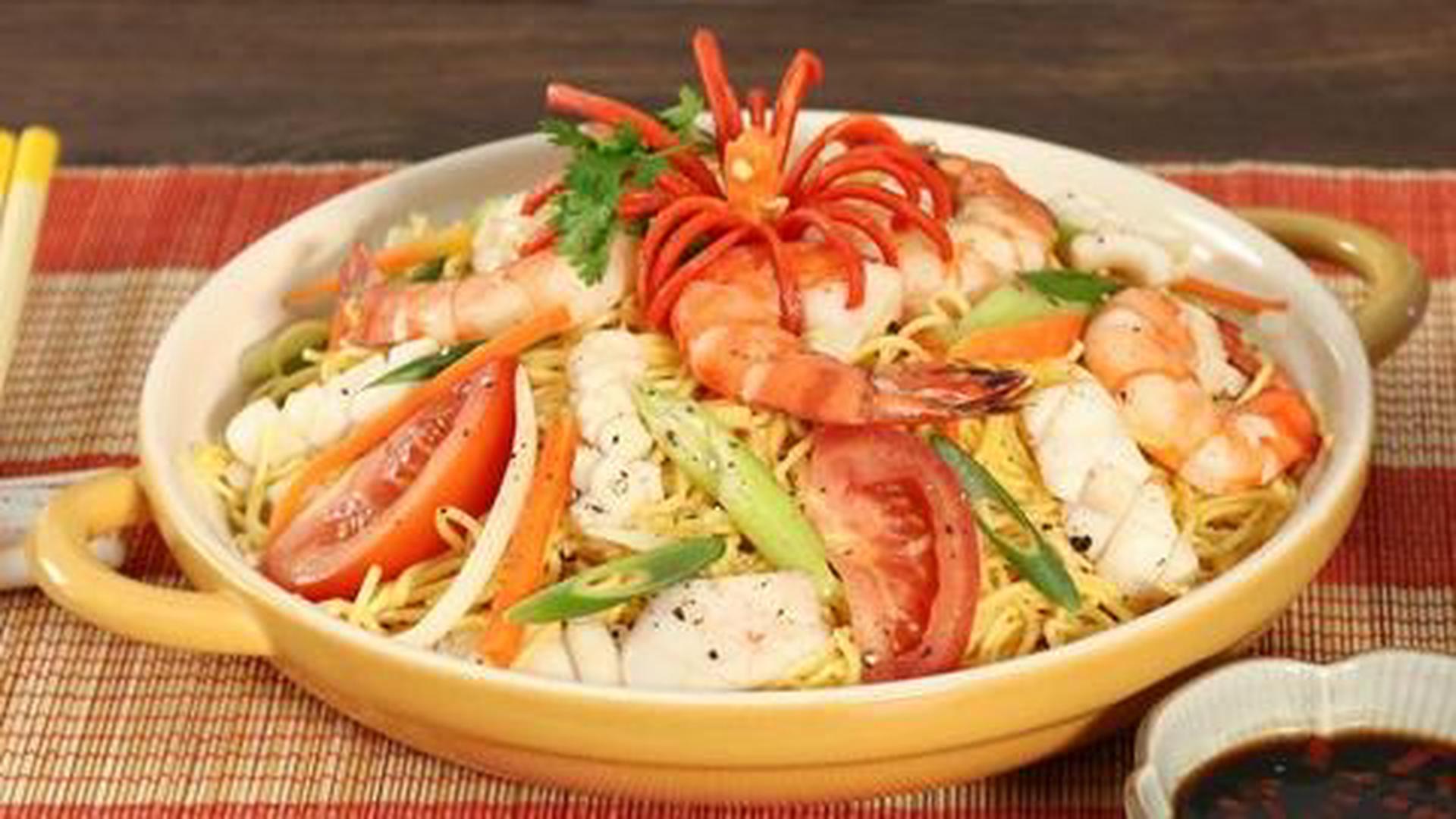 Hình ảnh Mì xào hải sản