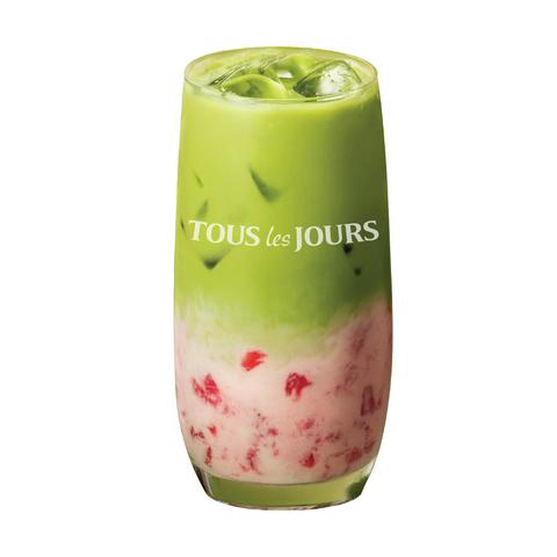 Hình ảnh Matcha strawberry latte