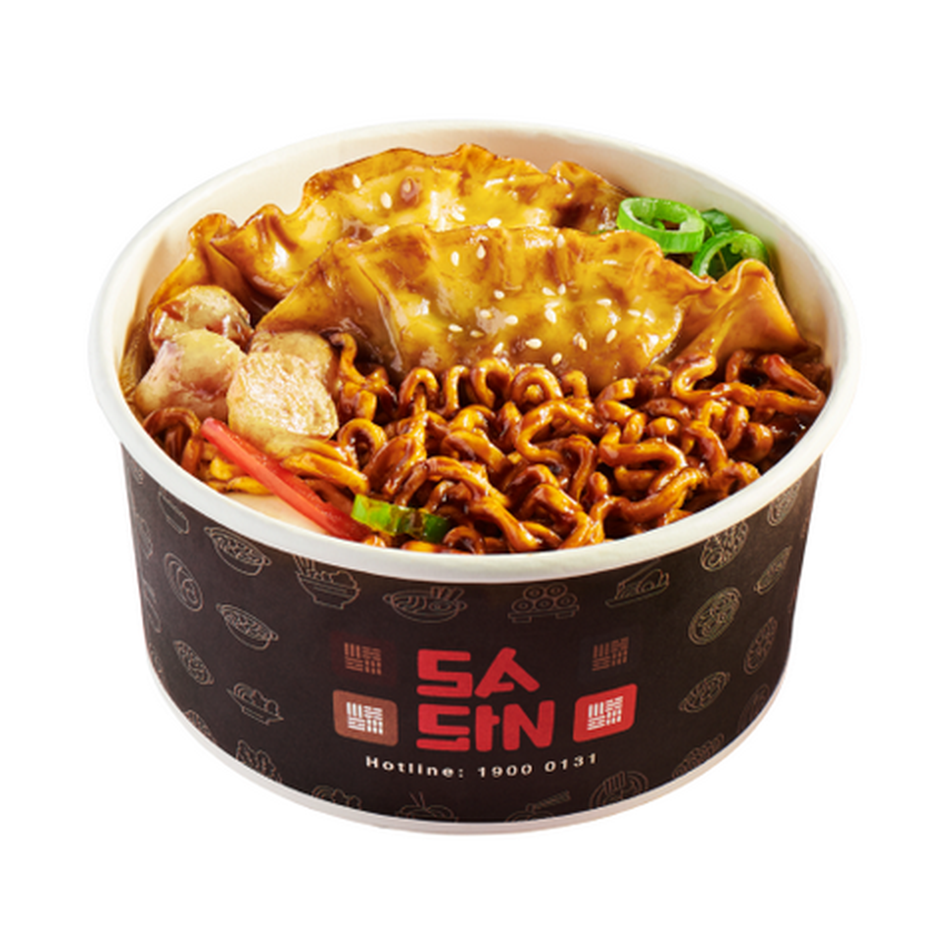Hình ảnh Mì trộn tương đen mandu