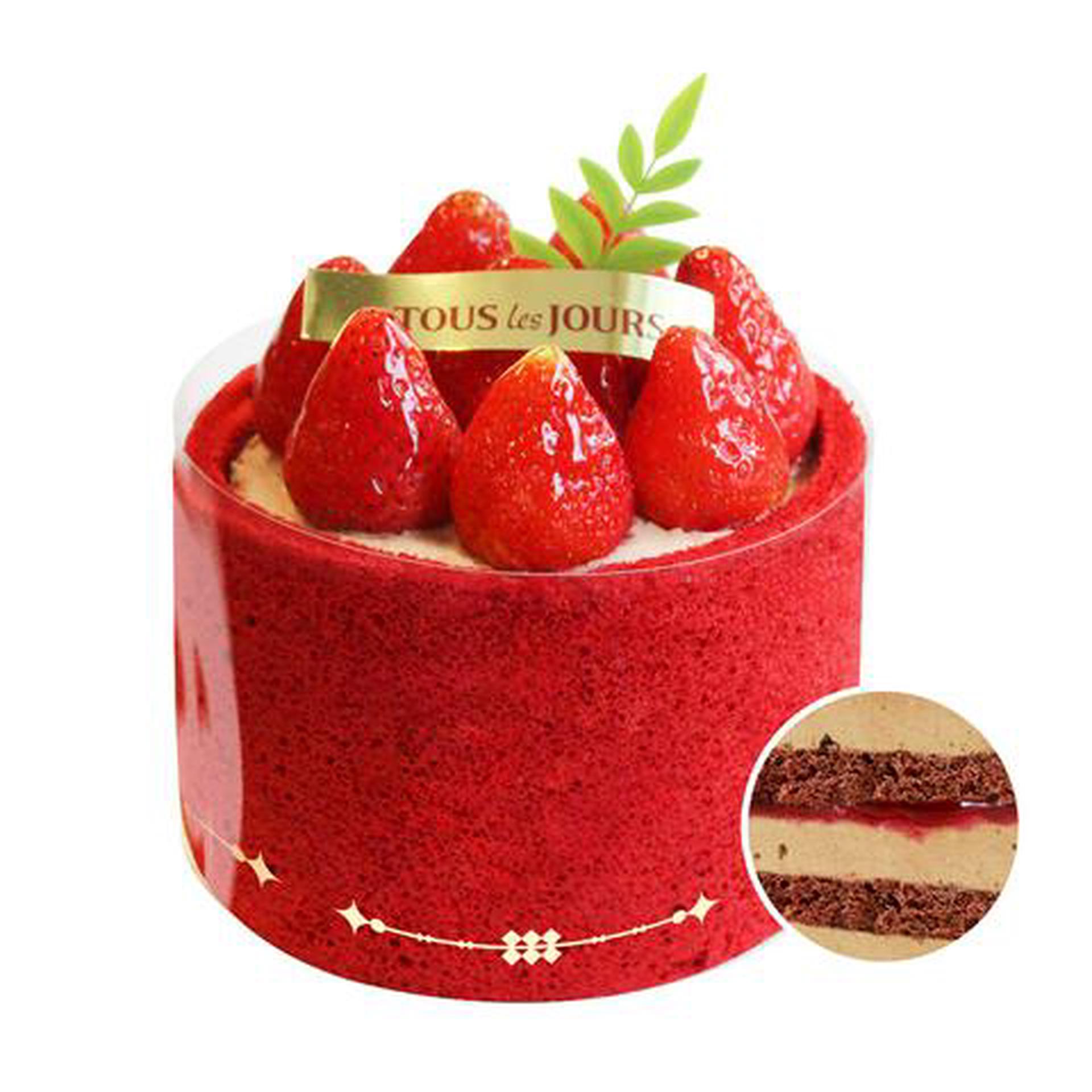 Hình ảnh Bánh kem Strawberry choco wonderland mini fresh