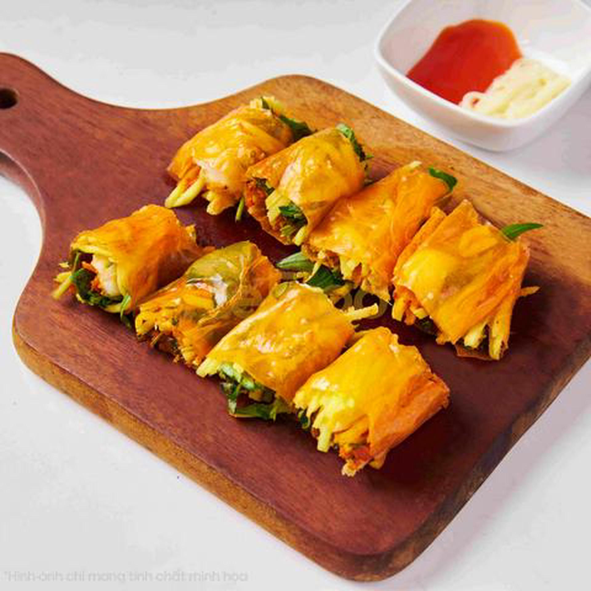 Hình ảnh Bánh tráng cuốn sốt bơ