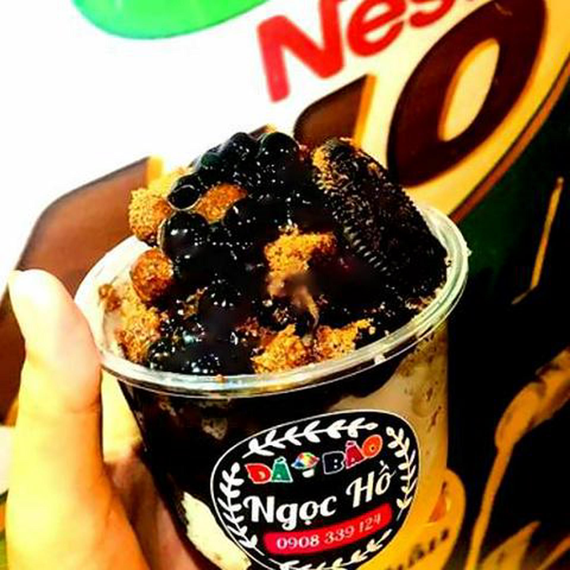 Hình ảnh Đá bào phủ milo