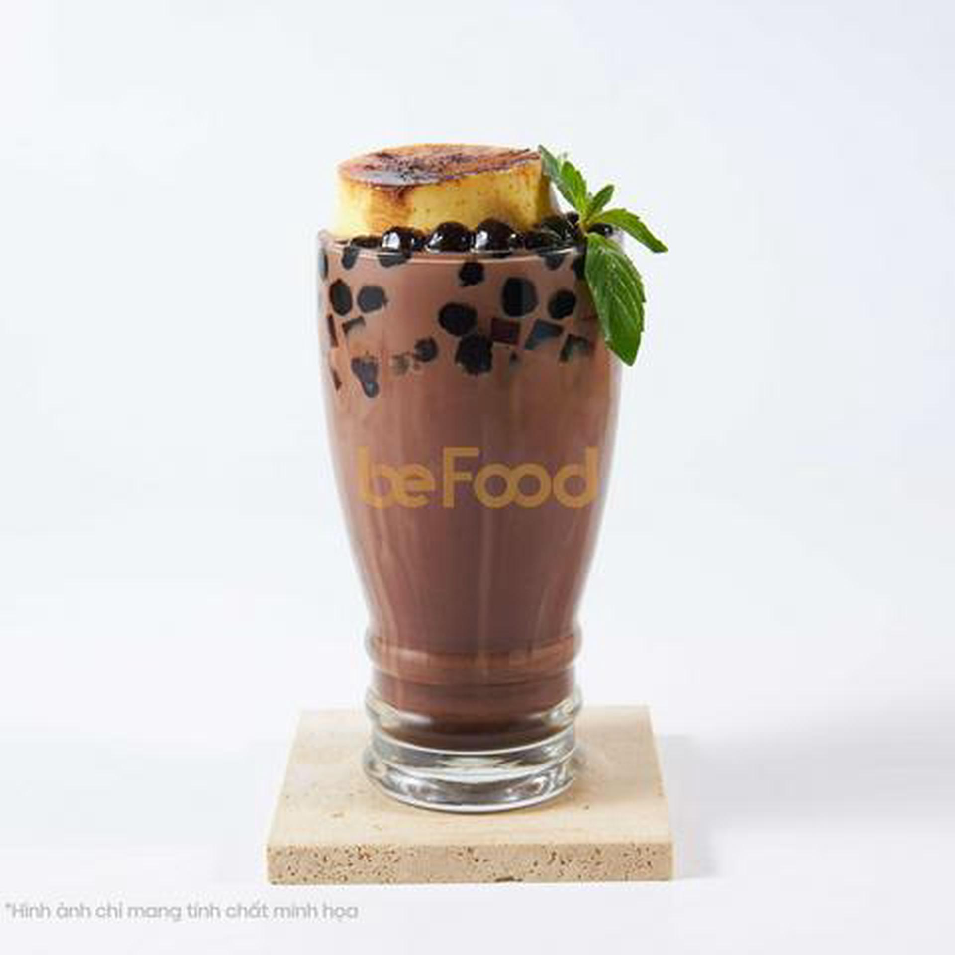 Hình ảnh Milo dầm bánh flan