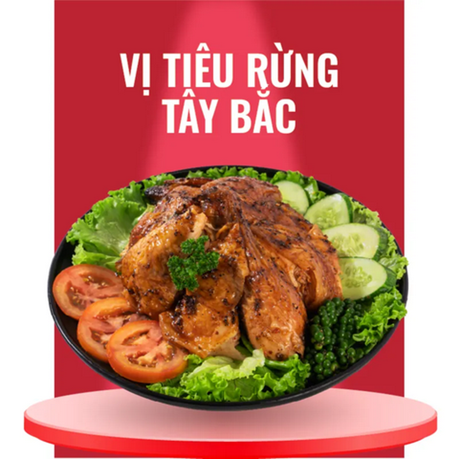 Hình ảnh Gà Nướng Tiêu Rừng Tây Bắc - Nửa con