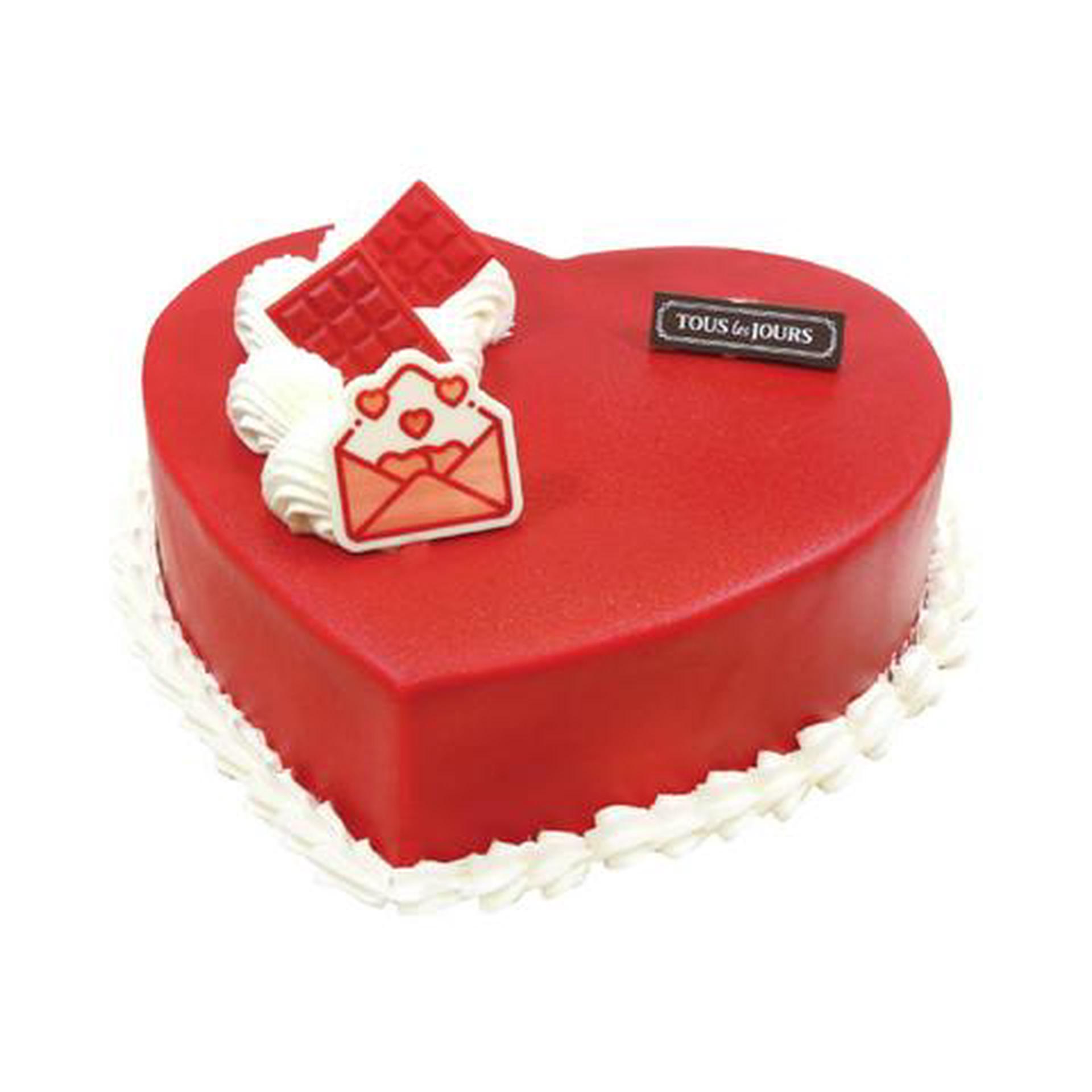 Hình ảnh Bánh kem Red heart cake 2