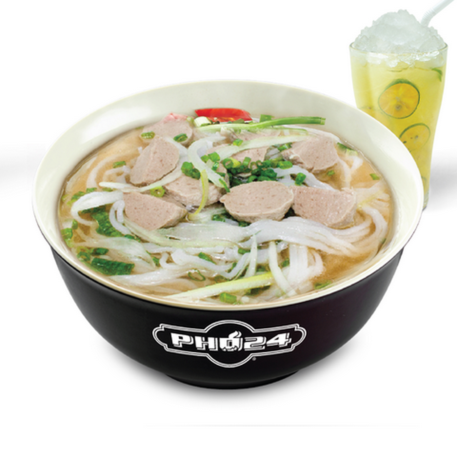 Hình ảnh Phở Bò Viên lớn & Thức uống
