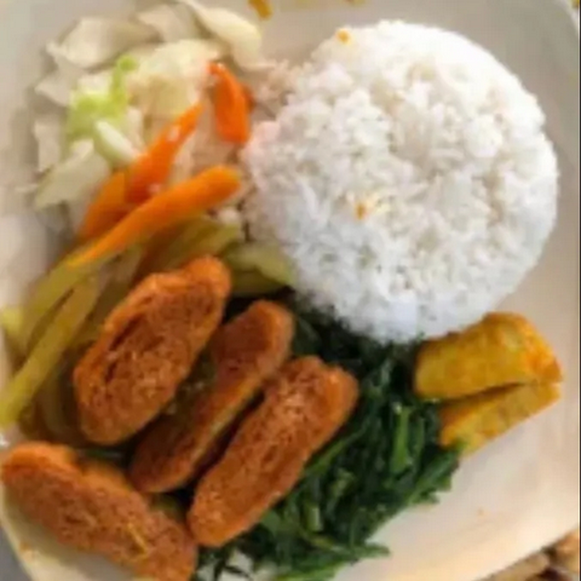 Hình ảnh Cơm sườn non kho chay