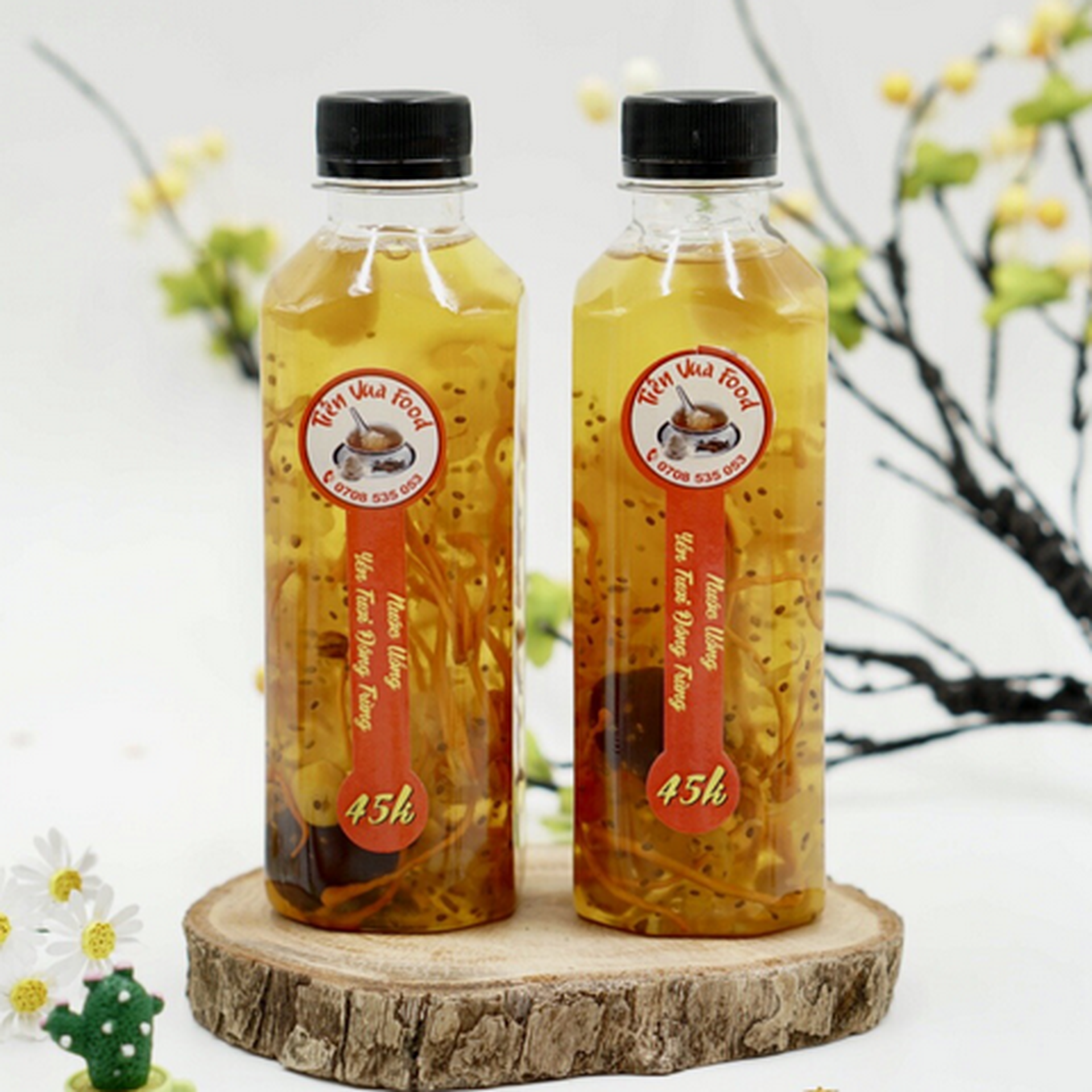 Hình ảnh Combo 2 Chai - Nước Yến Tươi Đông Trùng Tiến Vua Food