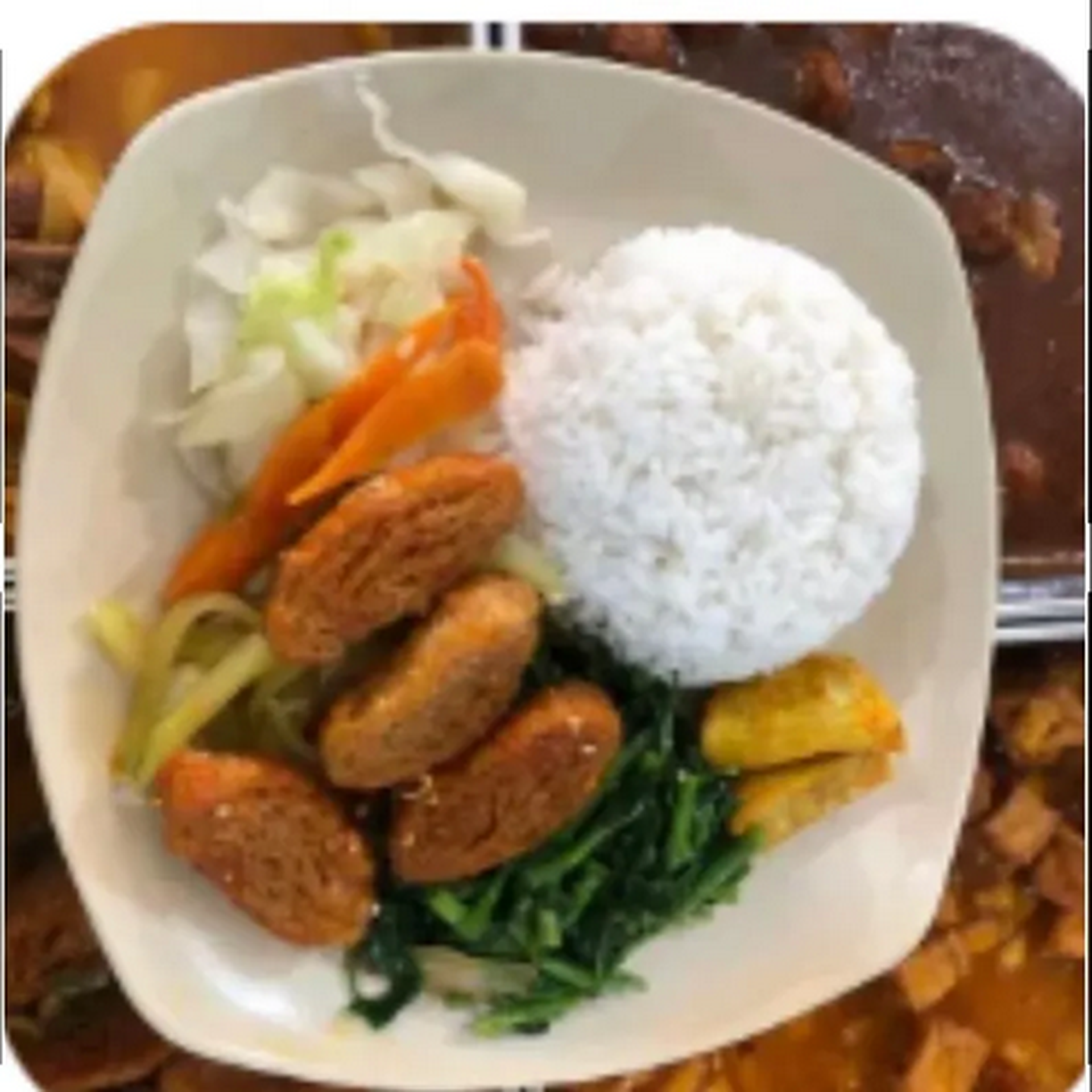 Hình ảnh Cơm sườn non ram chay