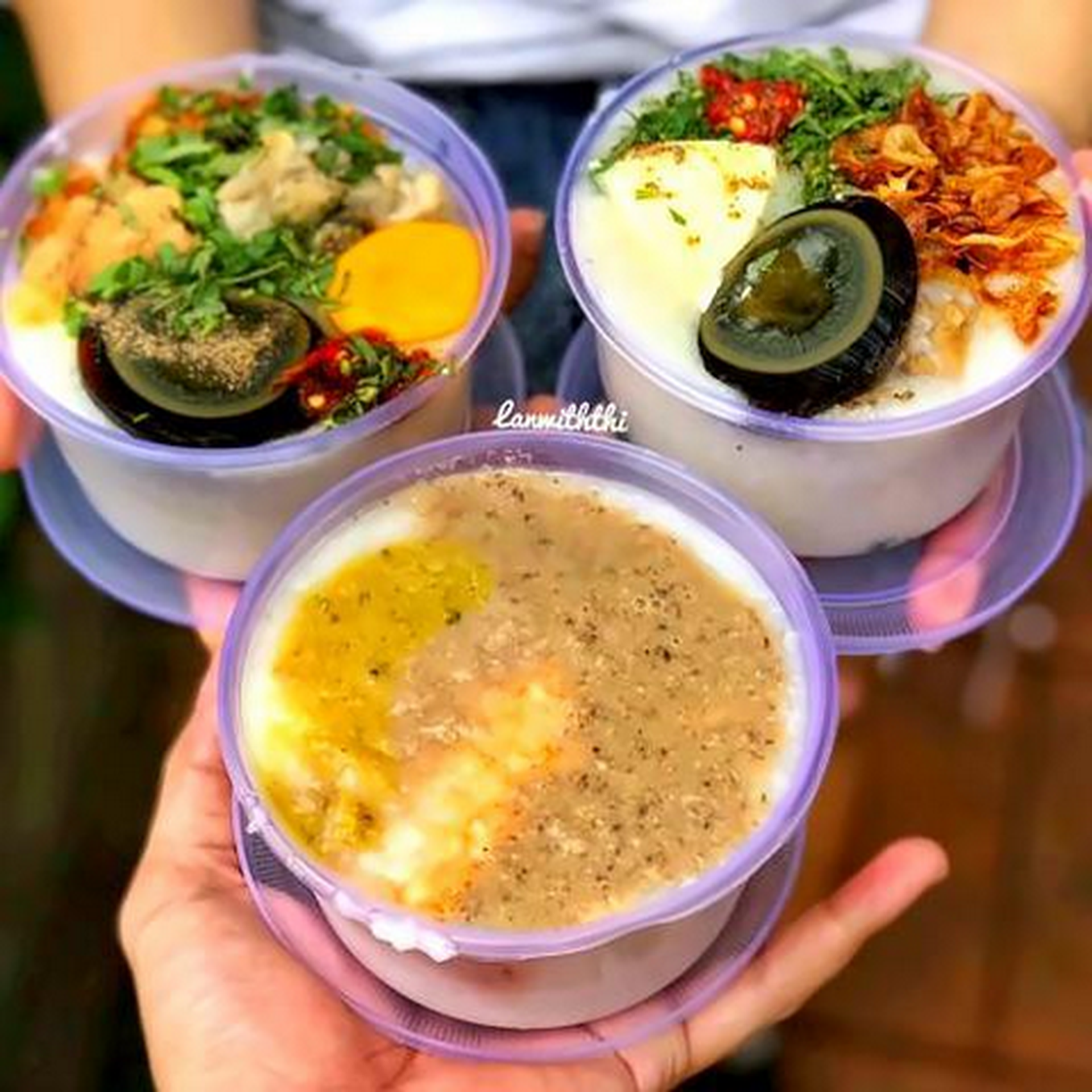 Hình ảnh Cháo thịt bằm phô mai
