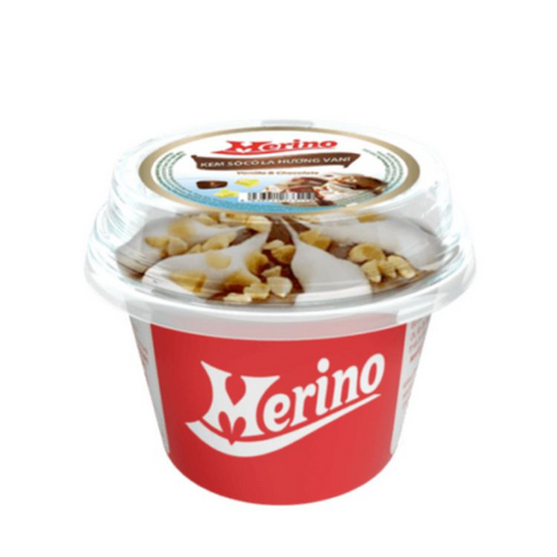 Hình ảnh Kem ly Merino vani socola 95ml