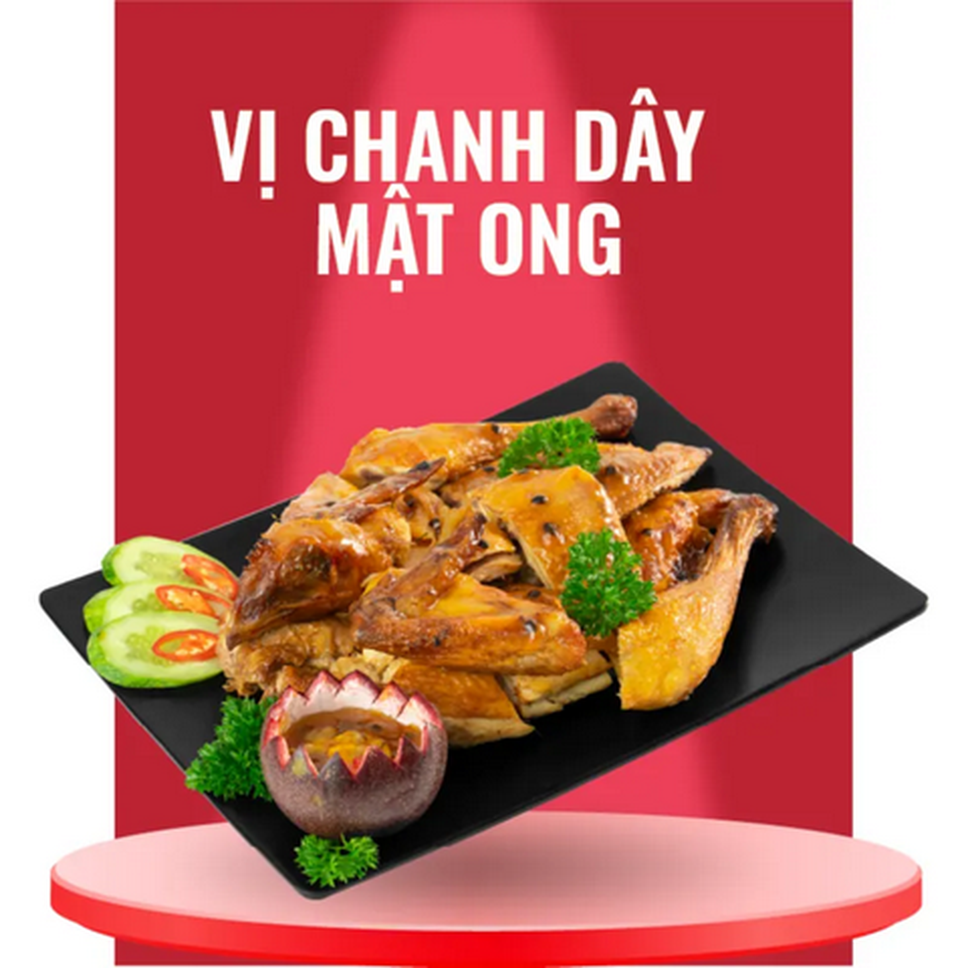 Hình ảnh Gà Nướng Chanh Dây Mật Ong - Nguyên con