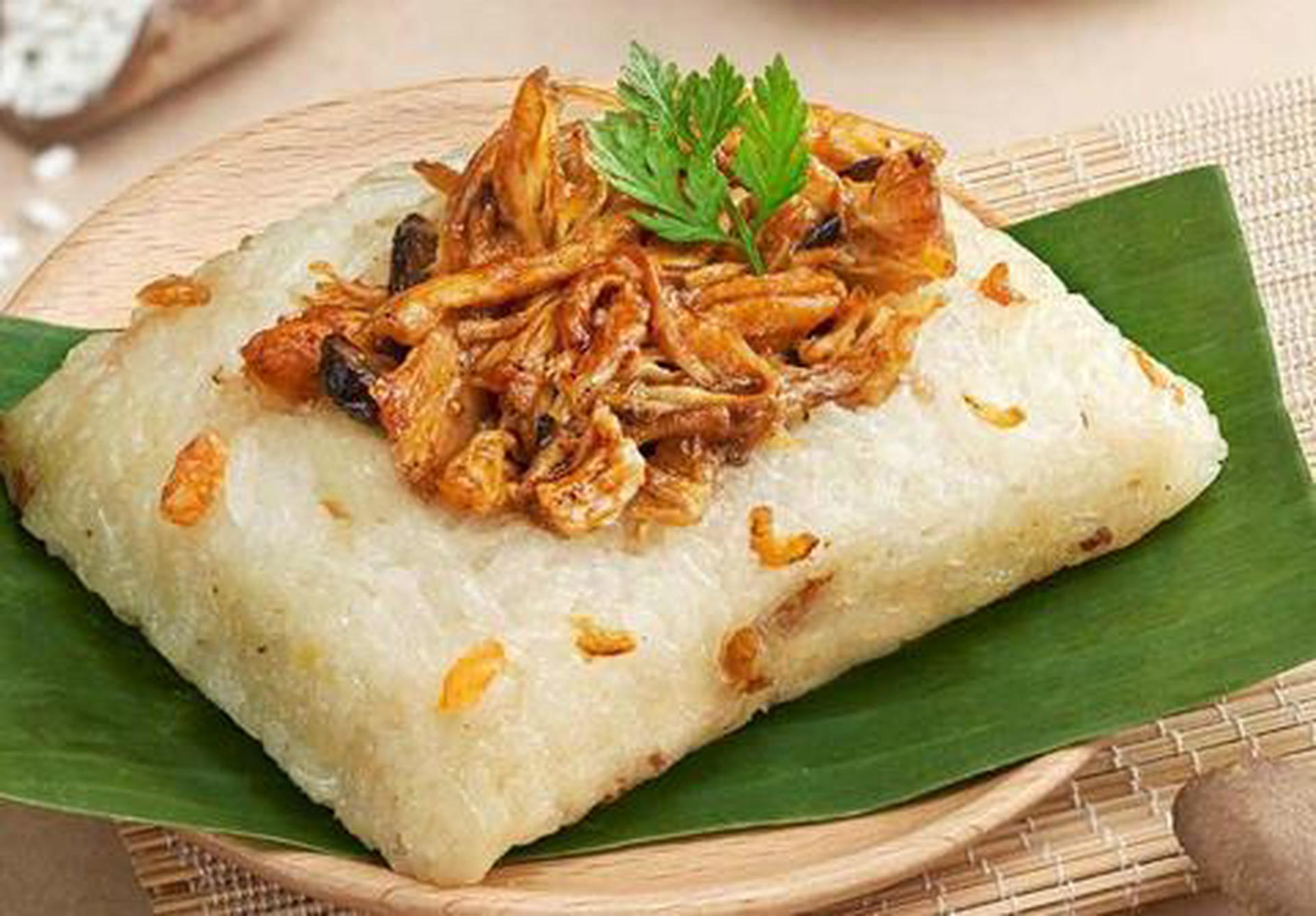 Hình ảnh Xôi gà nấm đông cô
