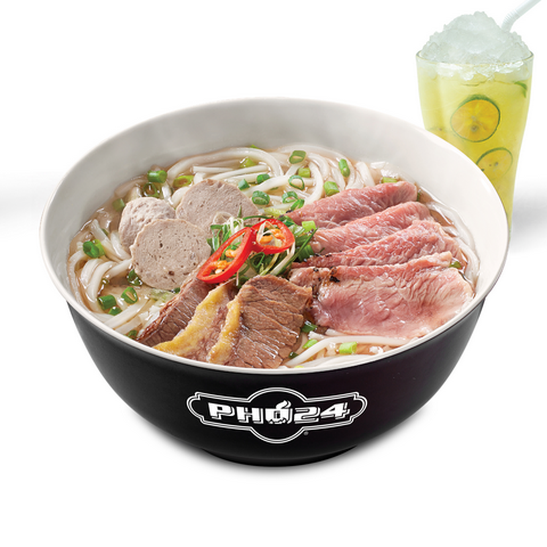 Hình ảnh Phở Đặc Biệt lớn & Thức uống