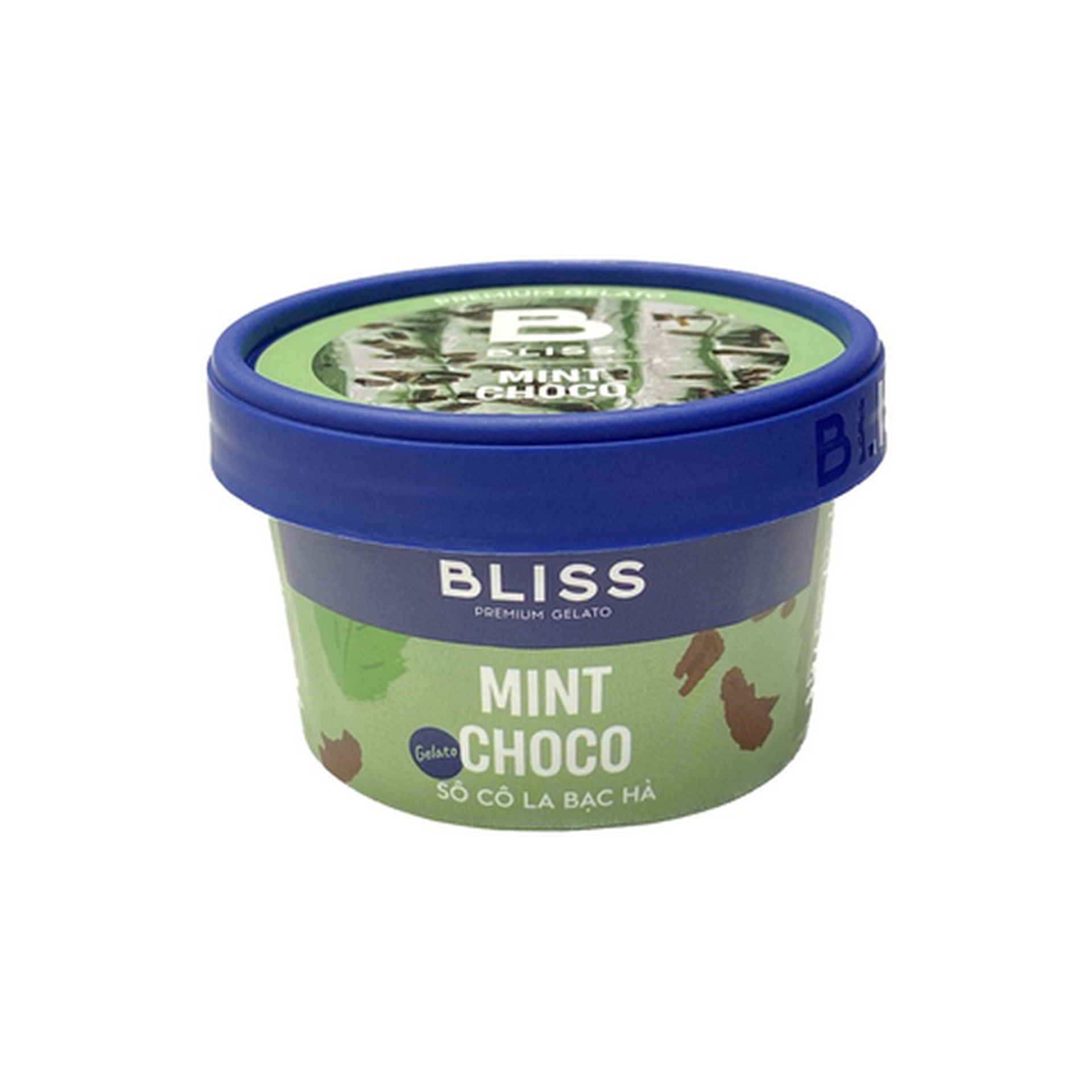 Hình ảnh Kem Socola Bạc Hà 80ml Bliss Premium Gelato