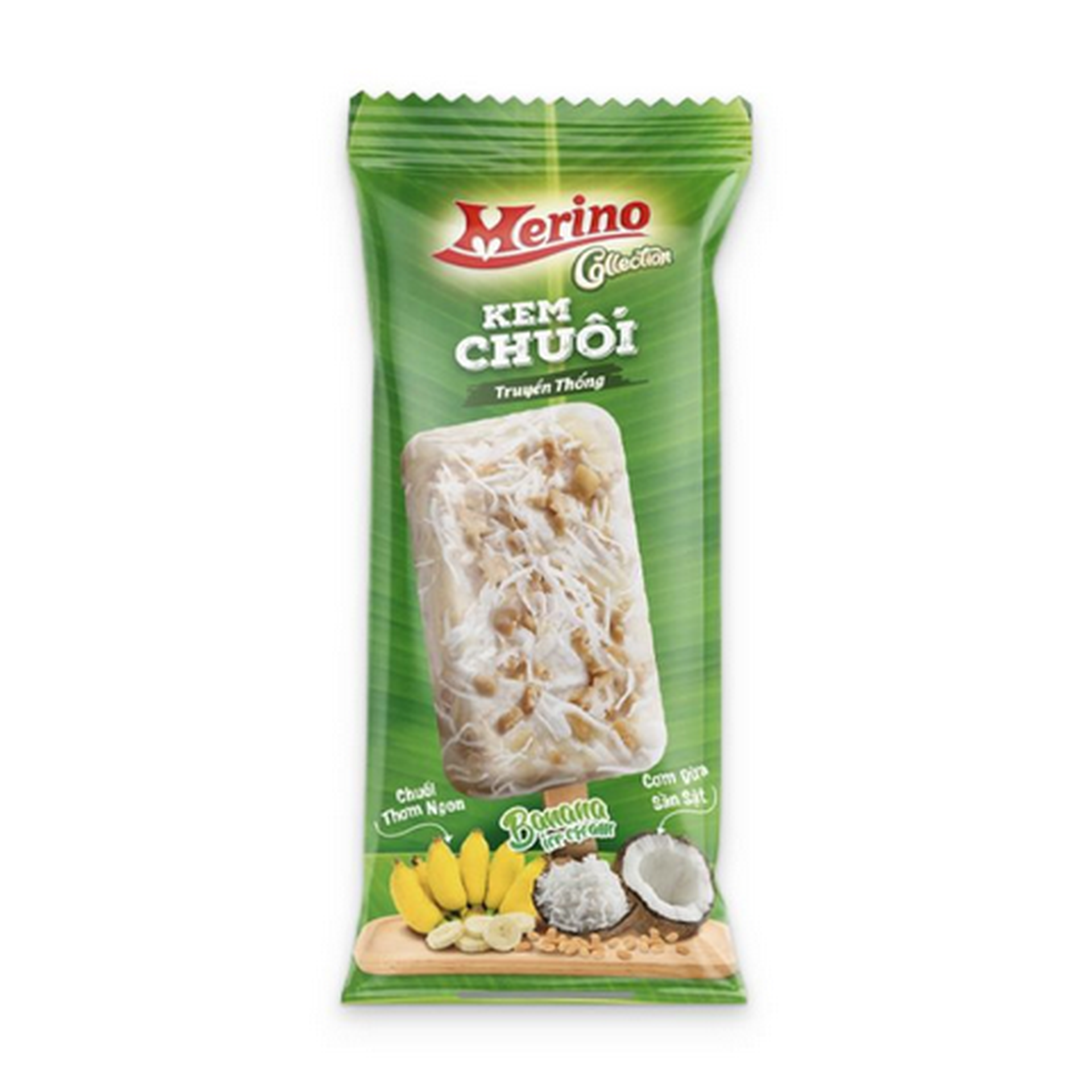 Hình ảnh Kem Merino chuối truyền thống 85g