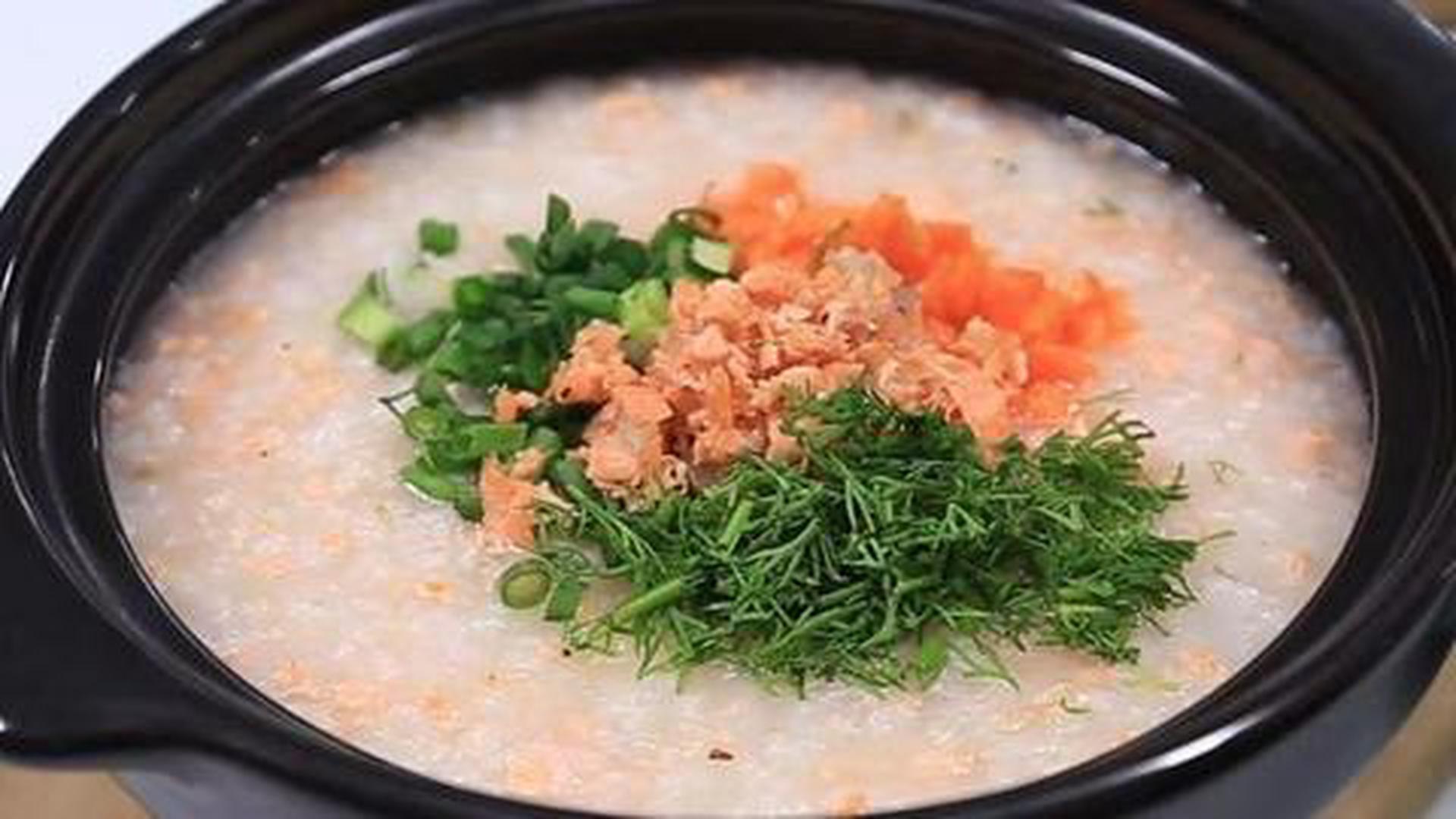 Hình ảnh Cháo cá hồi