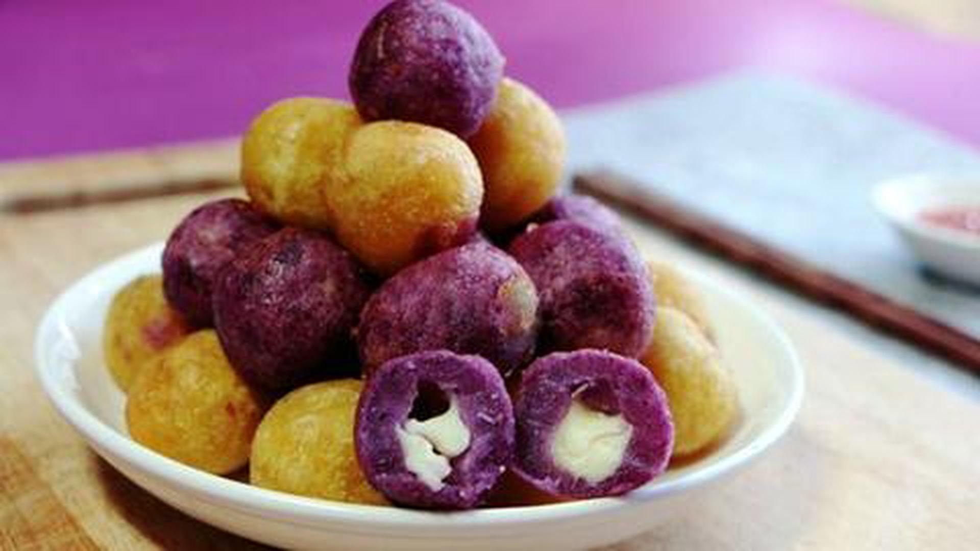 Hình ảnh Bánh khoai mỡ nhân phô mai