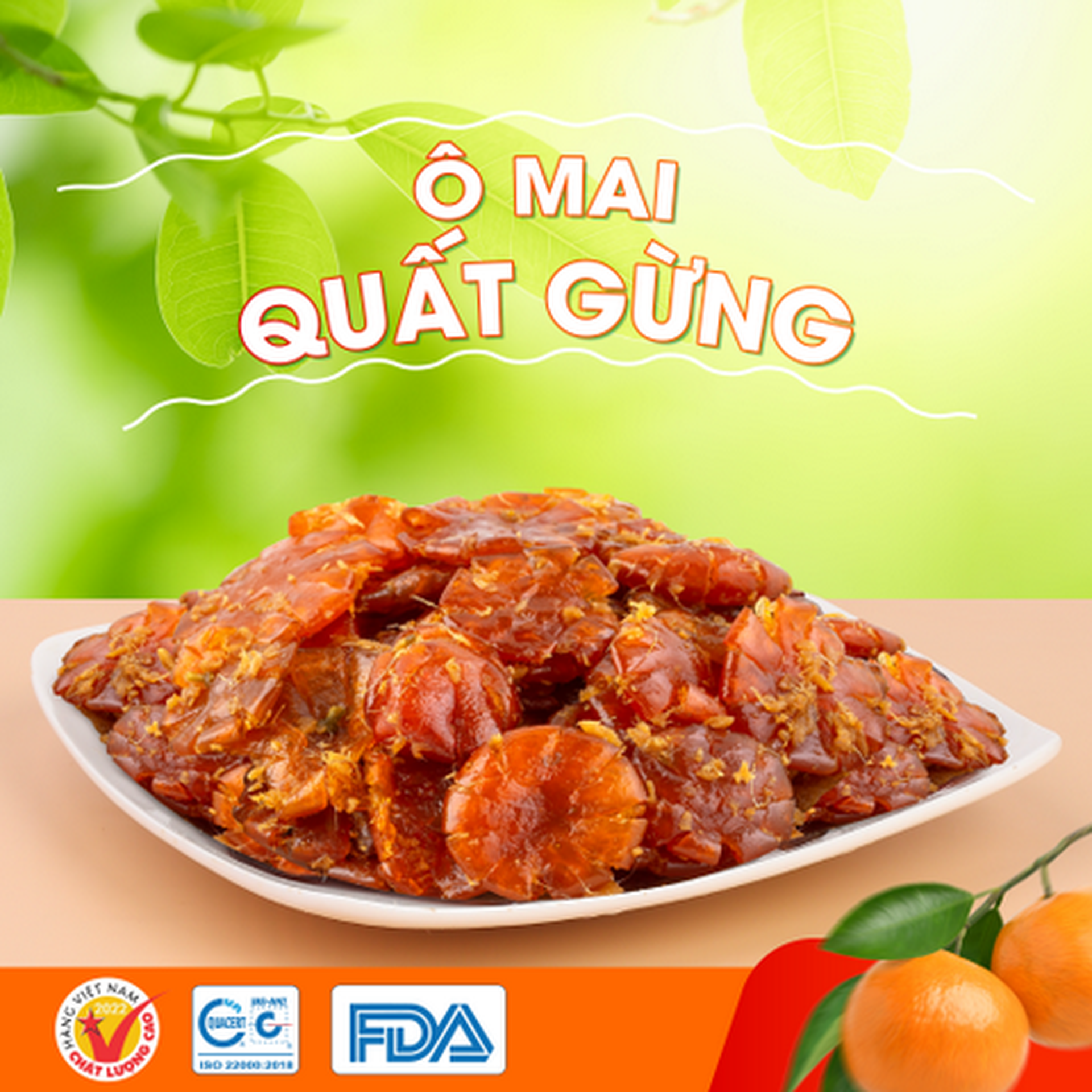Hình ảnh Ô mai quất gừng