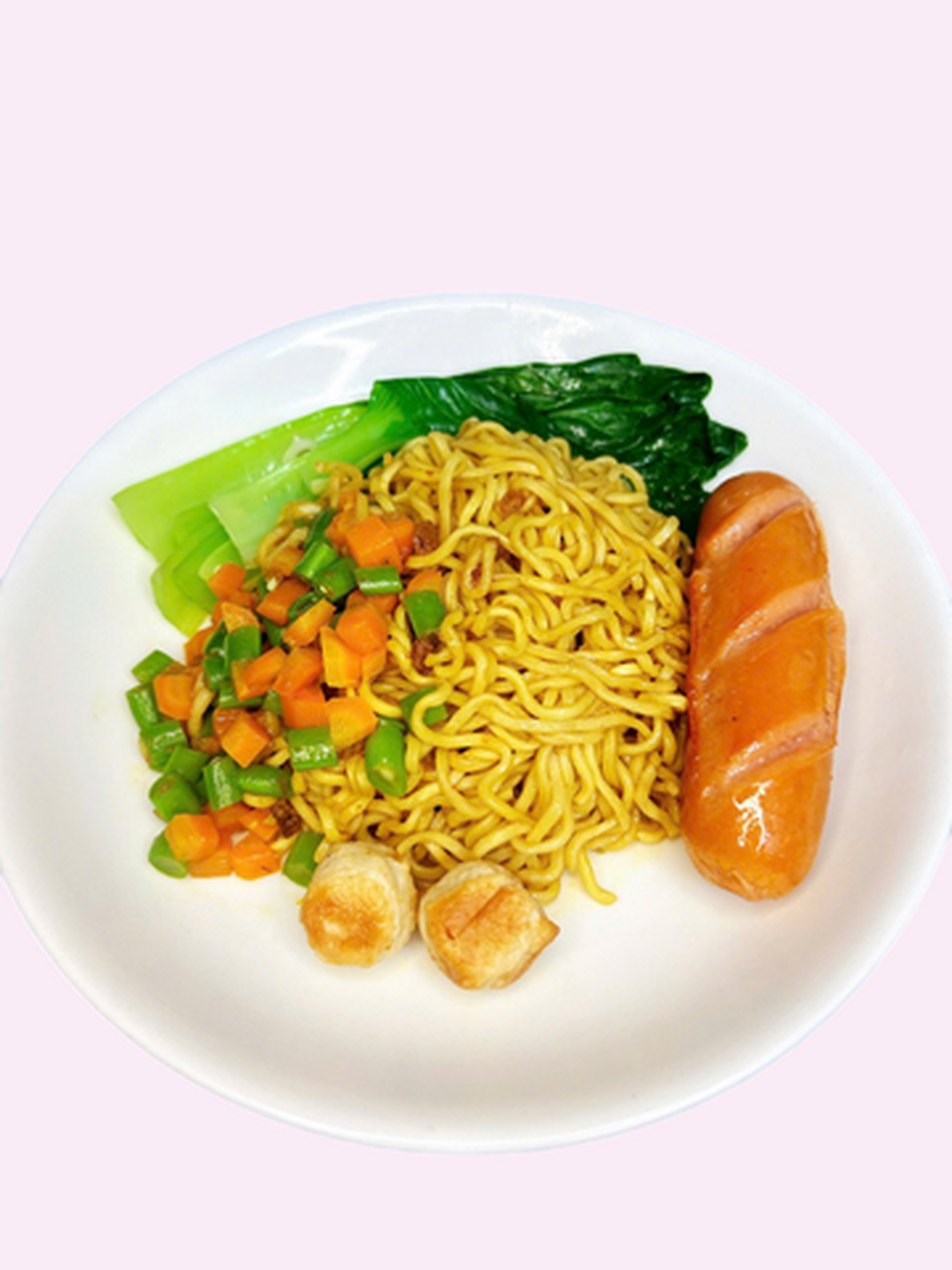 Hình ảnh Mì Trộn Indomie Xúc Xích