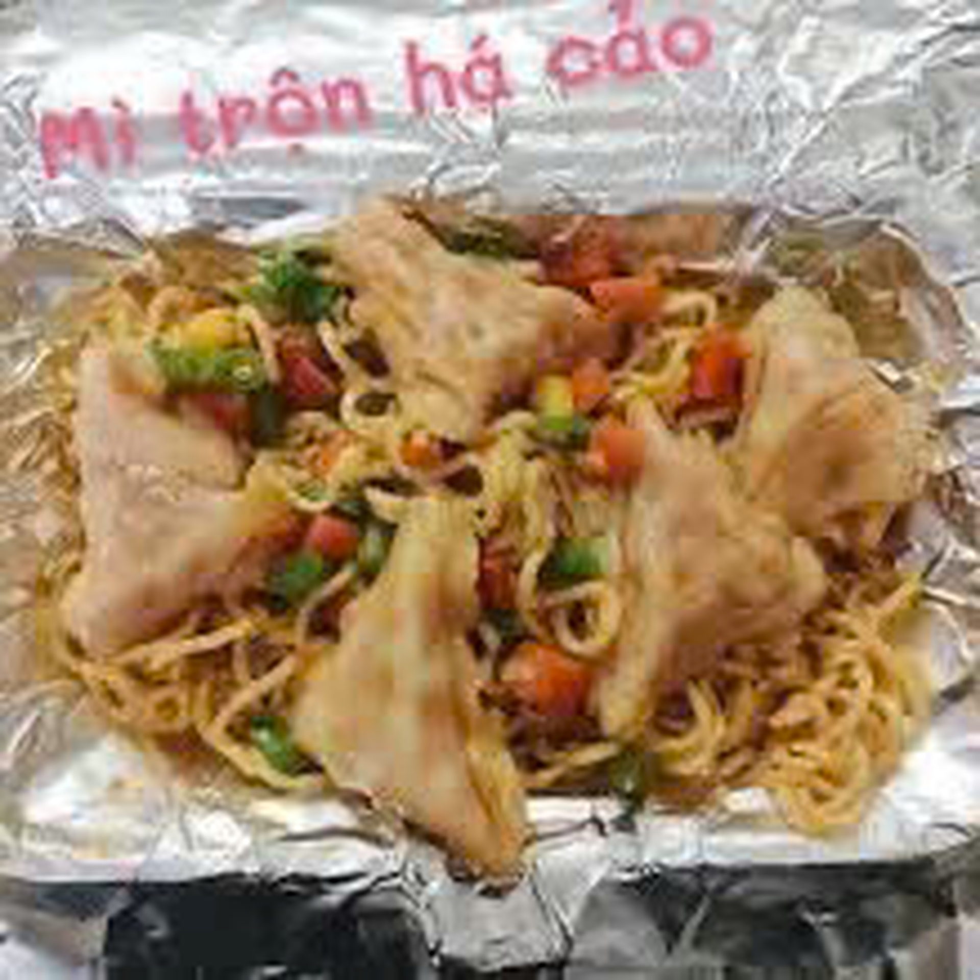 Hình ảnh Mì vị hương trộn há cảo