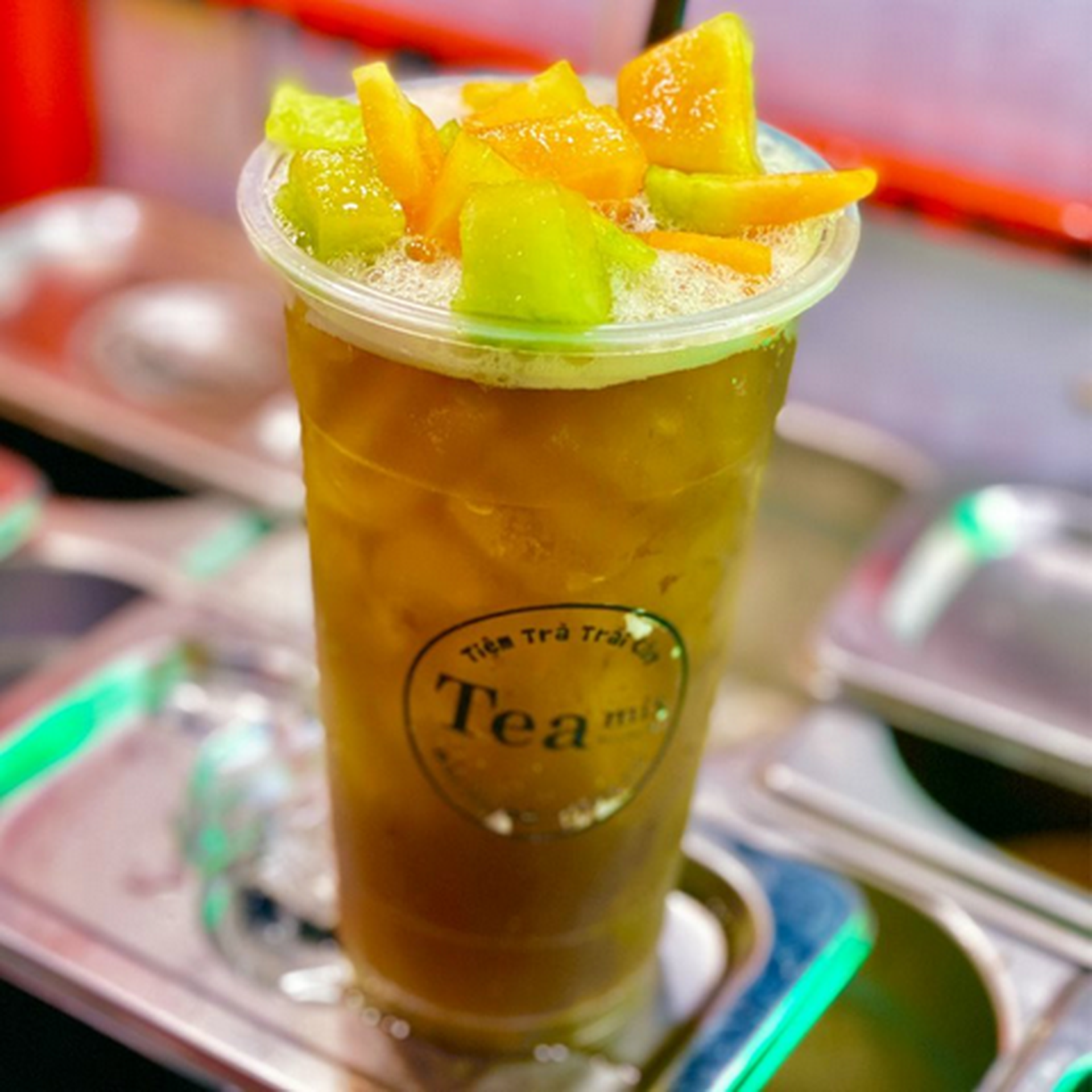 Hình ảnh Trà dưa lưới - Ly 700ml