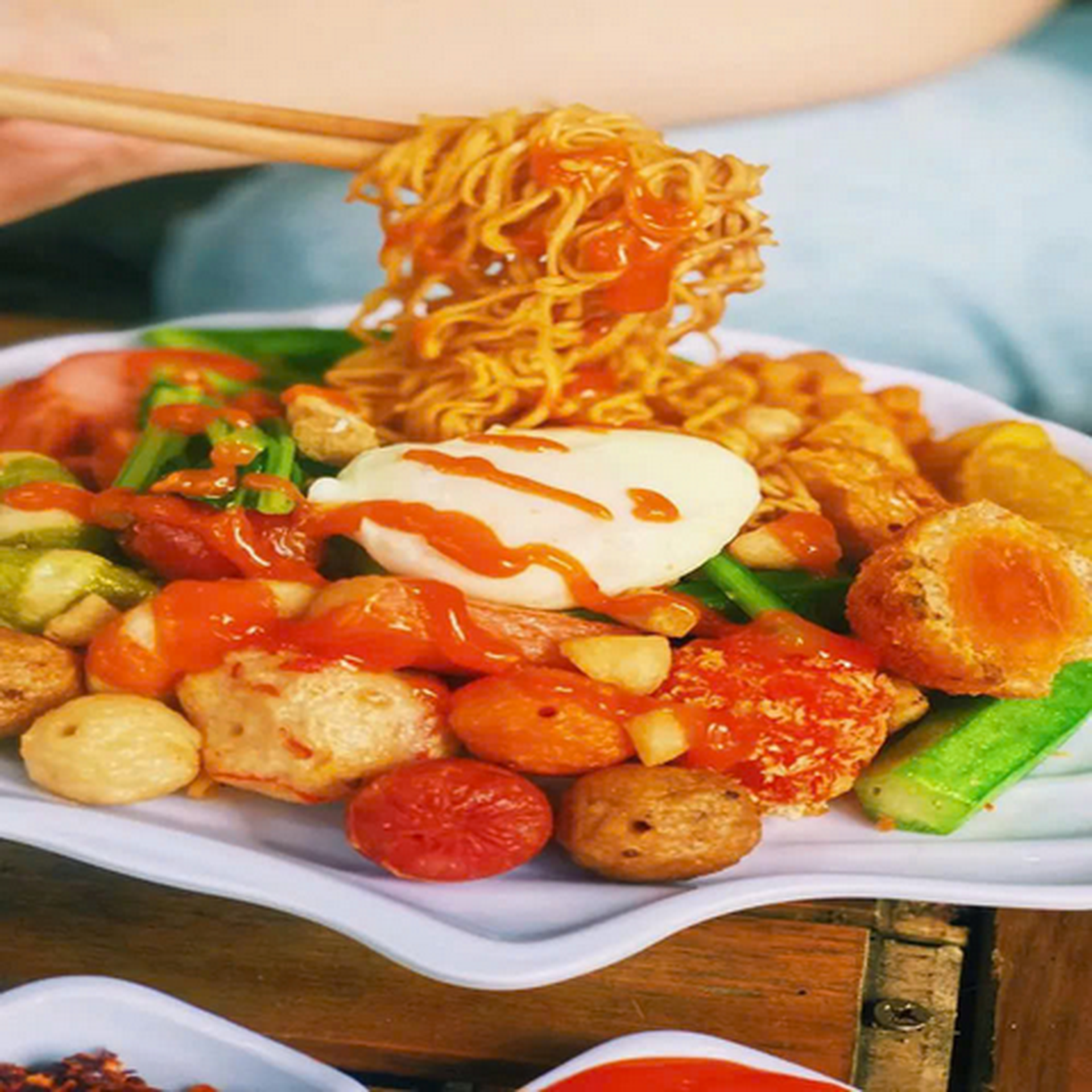Hình ảnh Mì vị hương trộn thập cẩm