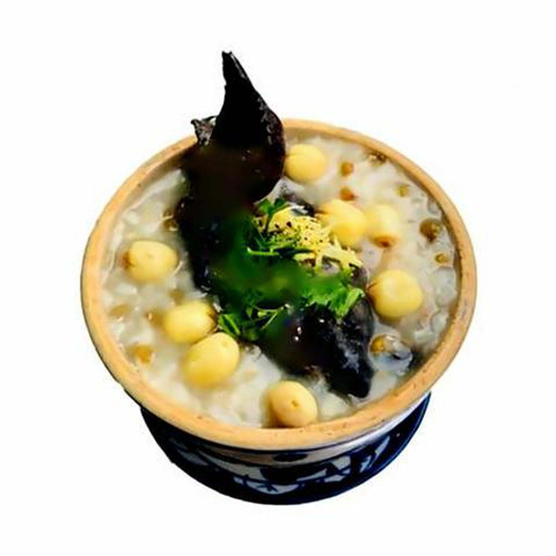 Hình ảnh Cháo đậu xanh gà ác