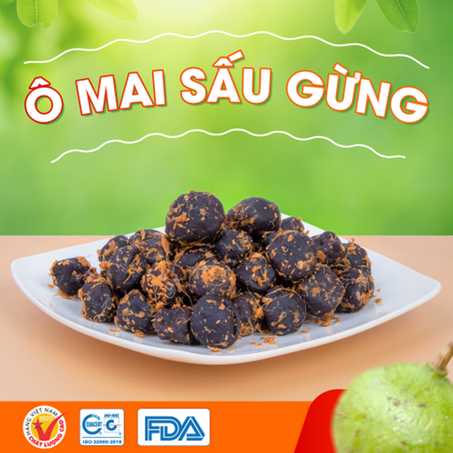 Hình ảnh Ô mai sấu gừng