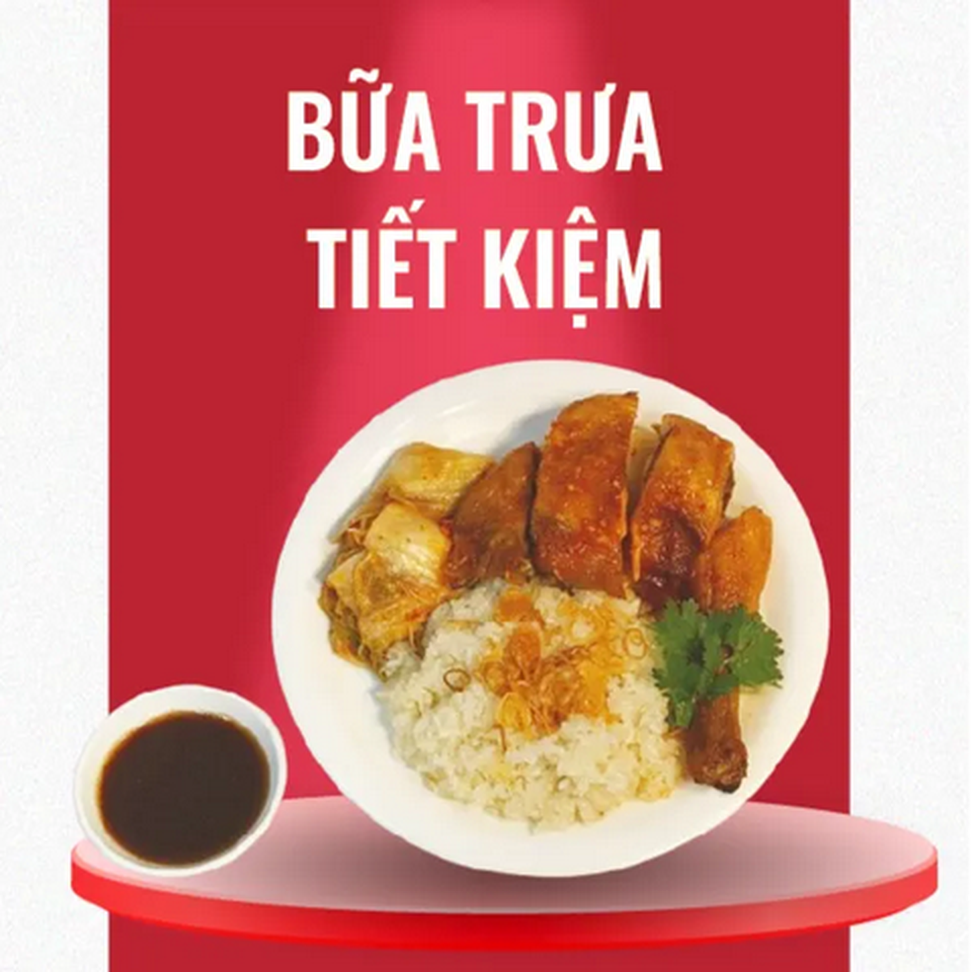 Hình ảnh 1/4 Con Gà Nướng + Xôi Hành Phi