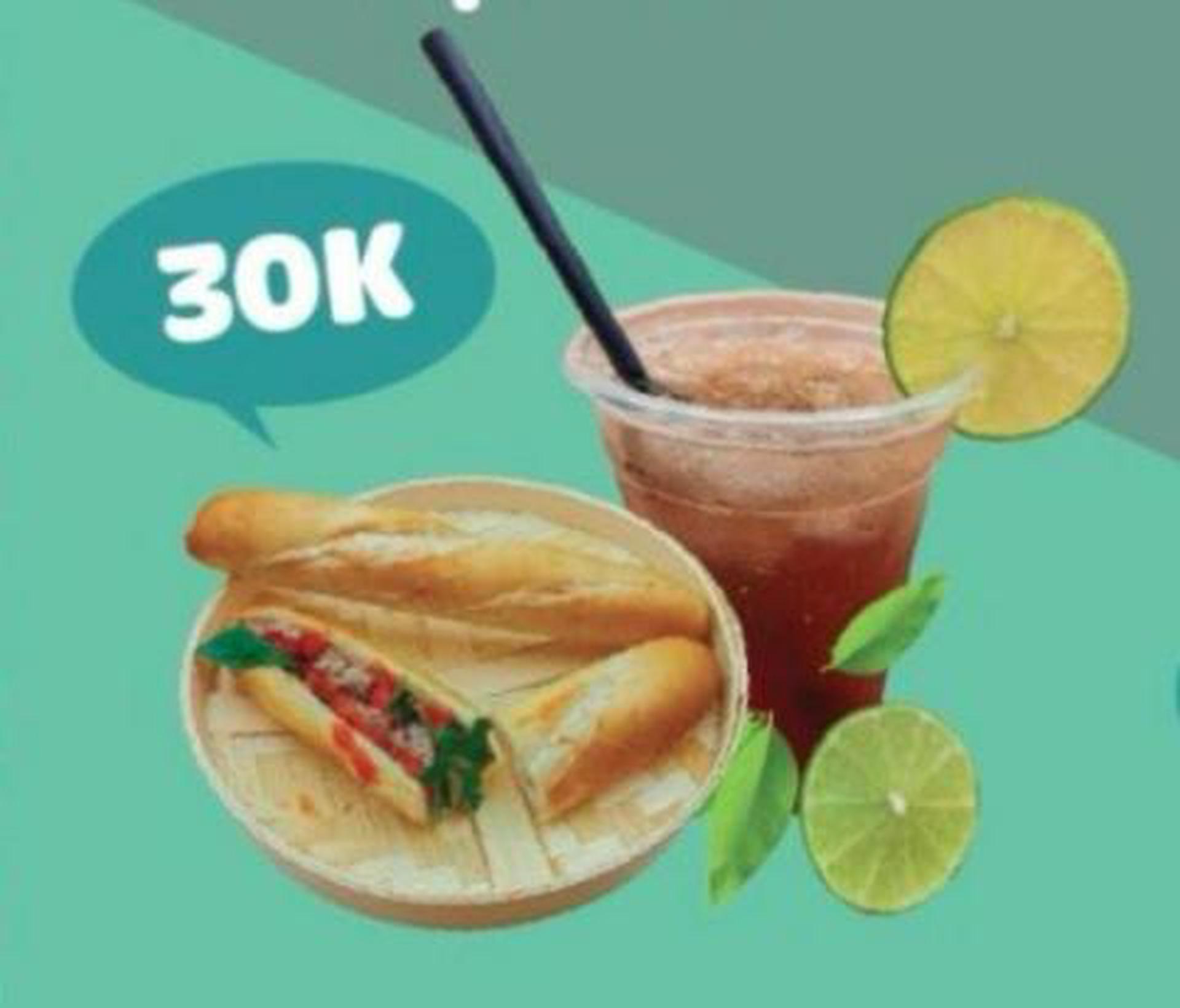 Hình ảnh Bánh mì xíu mại - nước