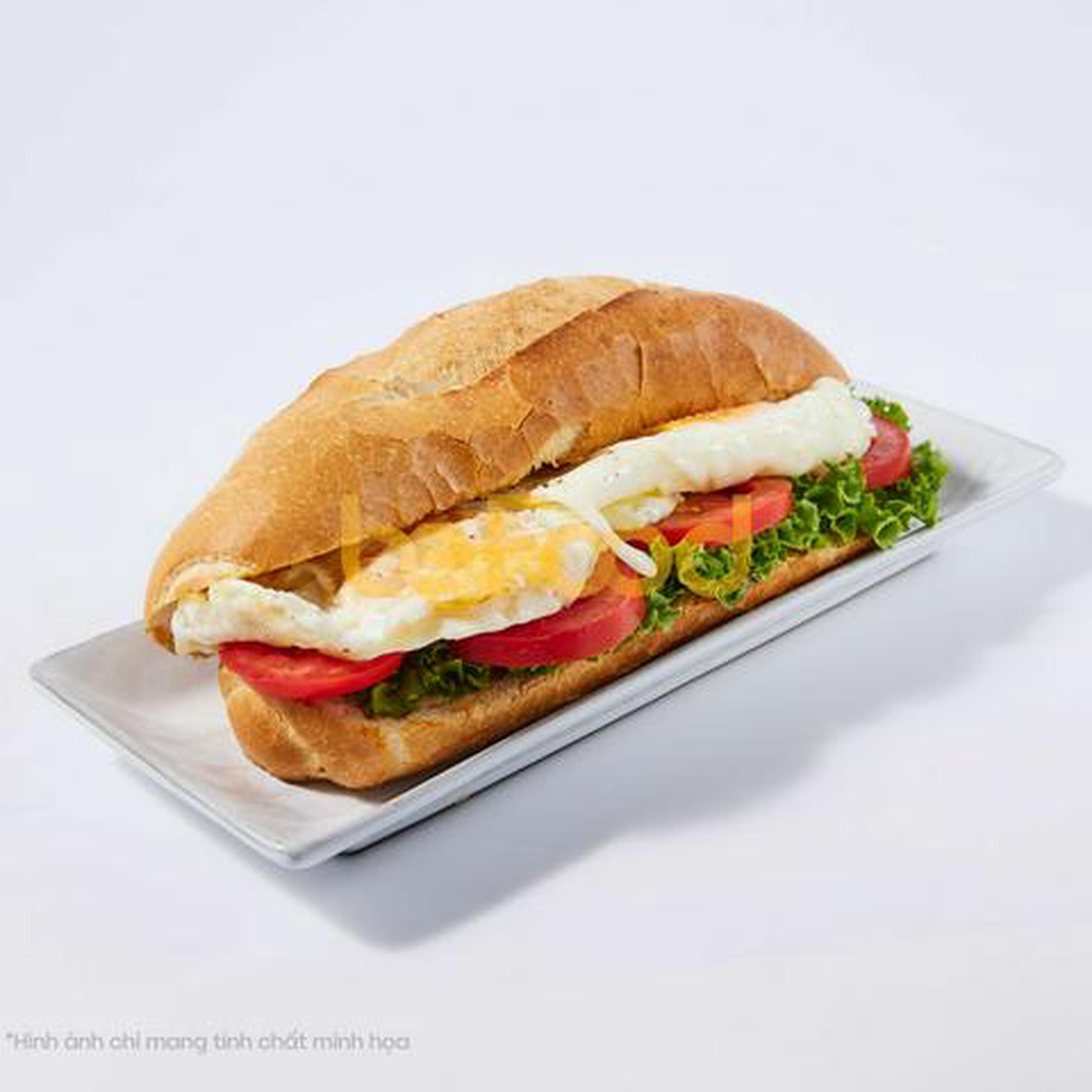 Hình ảnh Bánh mì ốp la