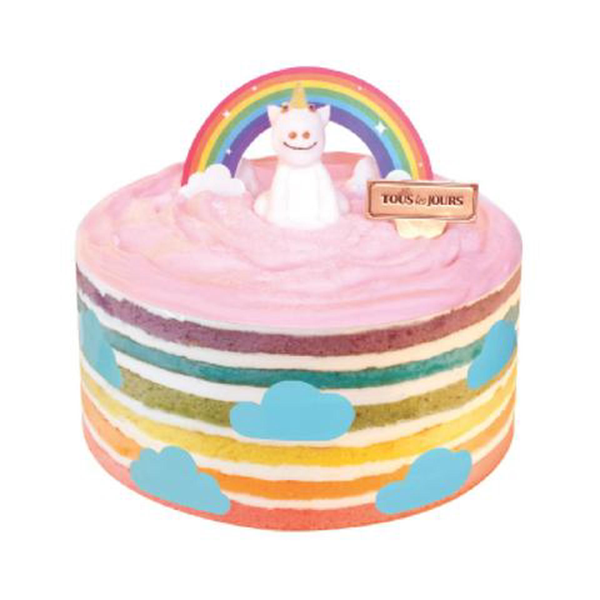 Hình ảnh Bánh kem Unicorn rainbow fresh 2