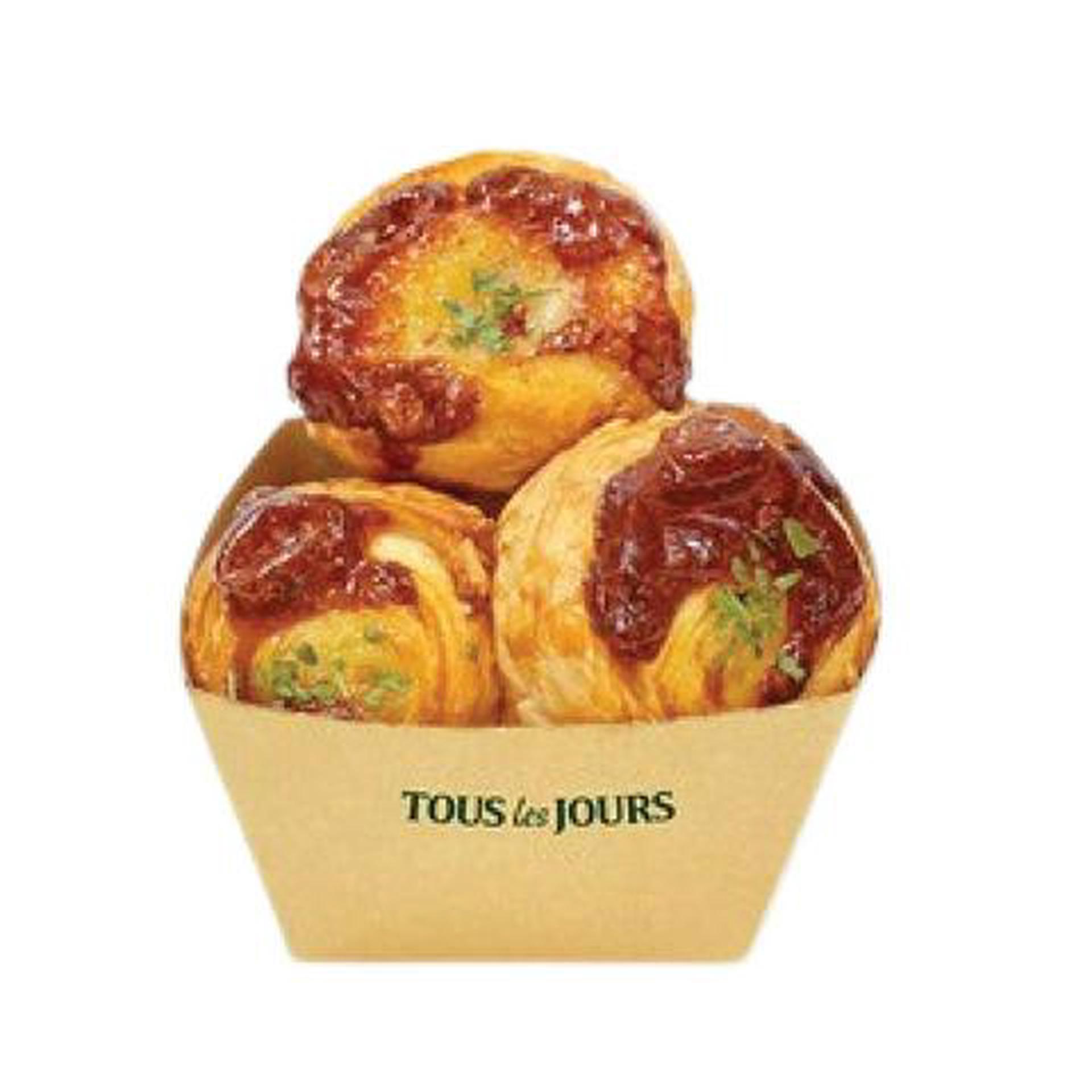 Hình ảnh Mini ham cheese pastry roll - set 5ea