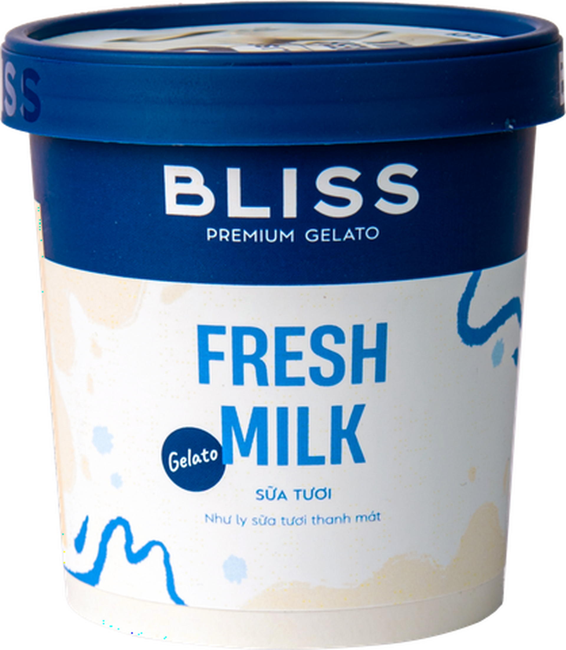 Hình ảnh Kem Sữa Tươi 473ml Bliss Premium Gelato