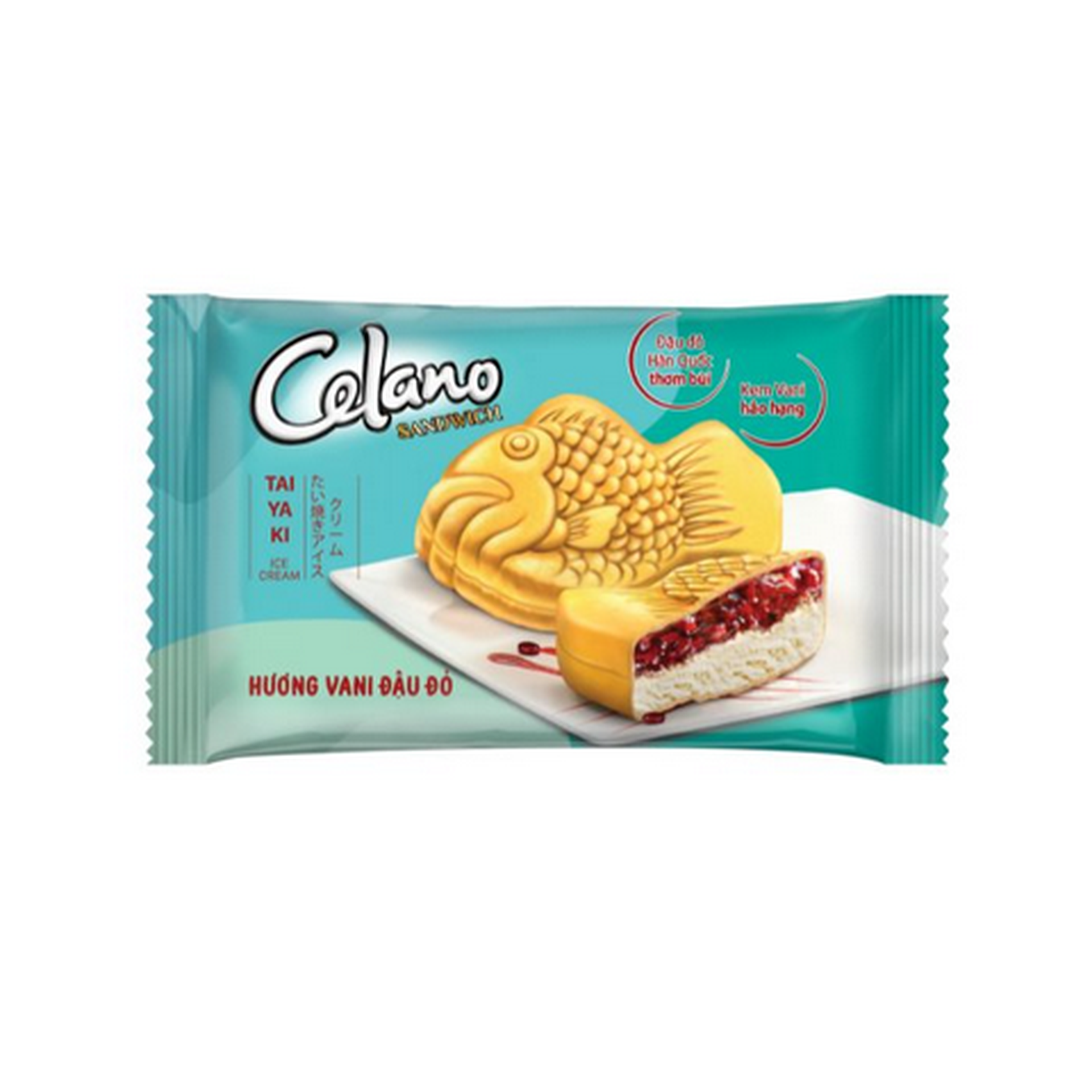 Hình ảnh Kem bánh cá Celano vani đậu đỏ 100ml