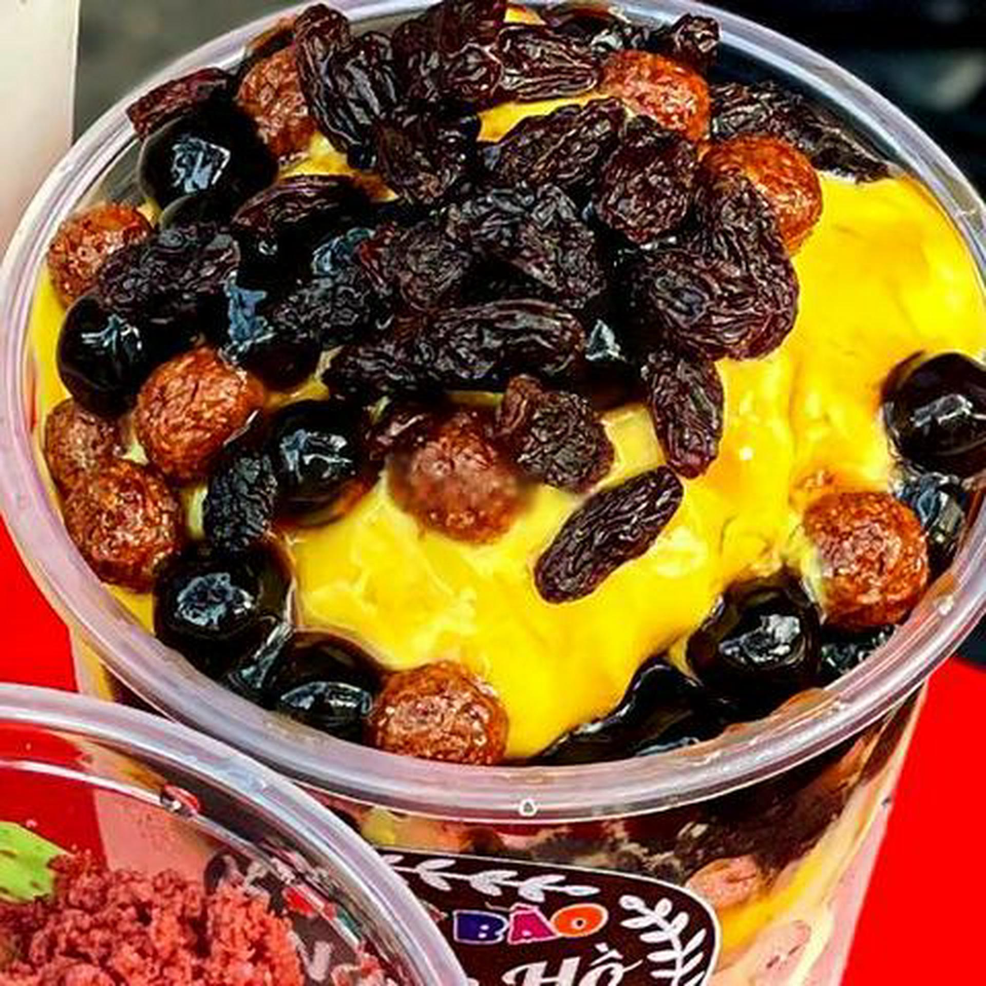 Hình ảnh Đá bào kem phô mai chanh dây