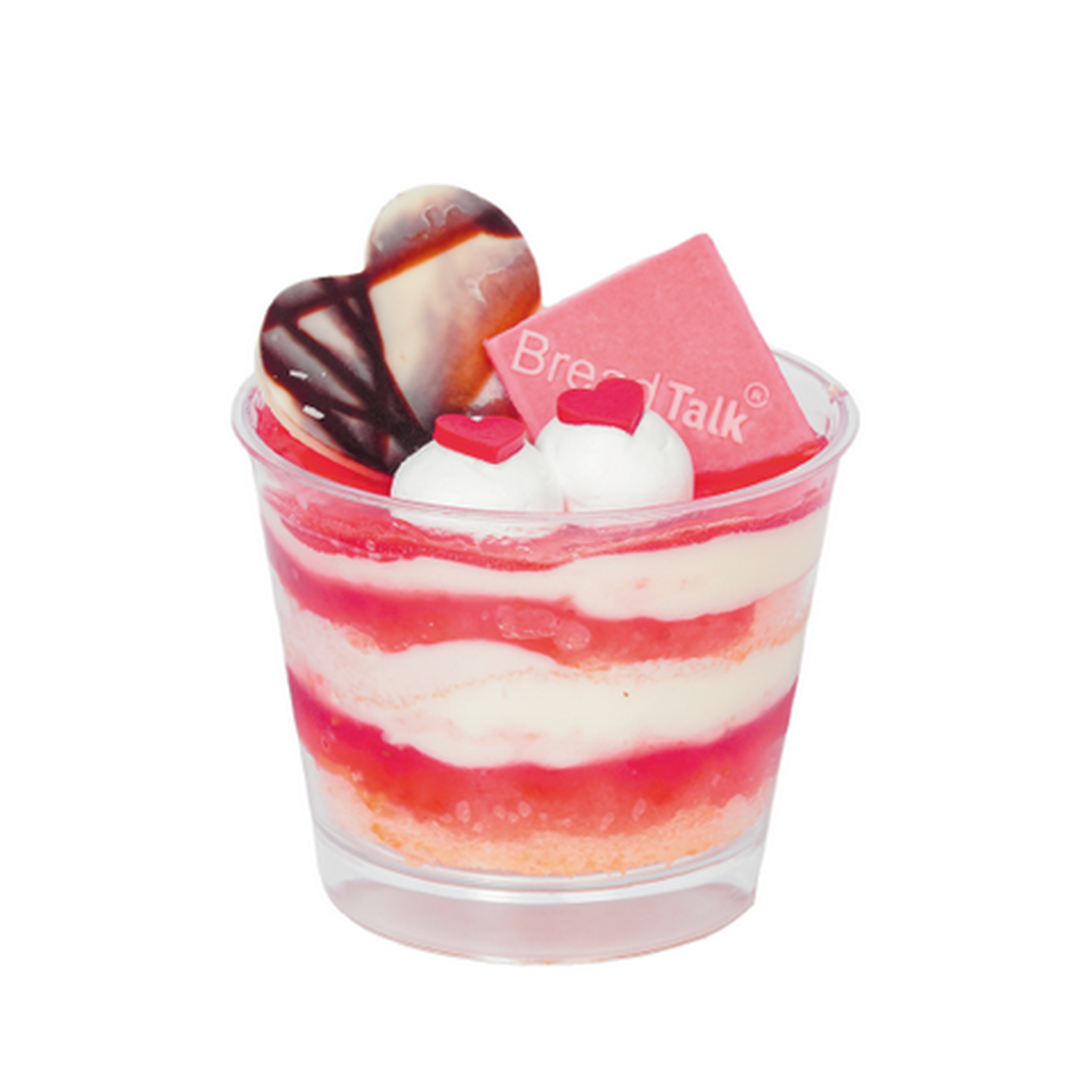 Hình ảnh Cup - strawberry yoghurt mousse