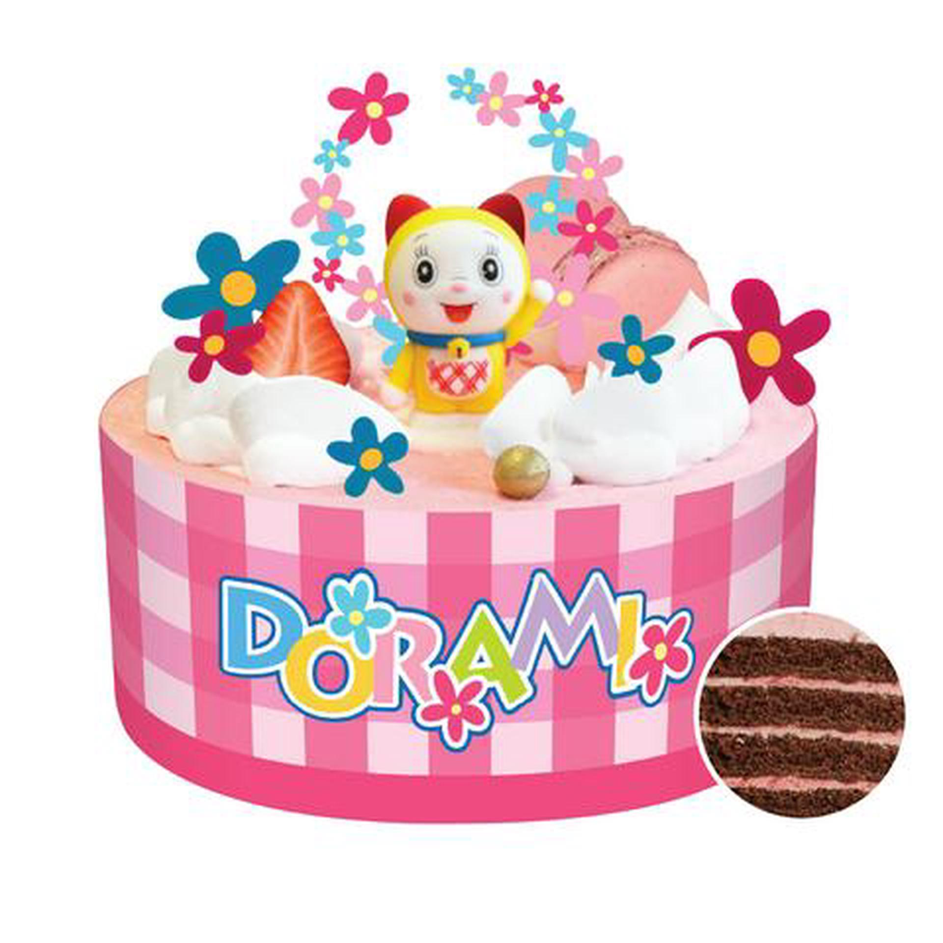 Hình ảnh Bánh kem Dorami with flower fresh 2