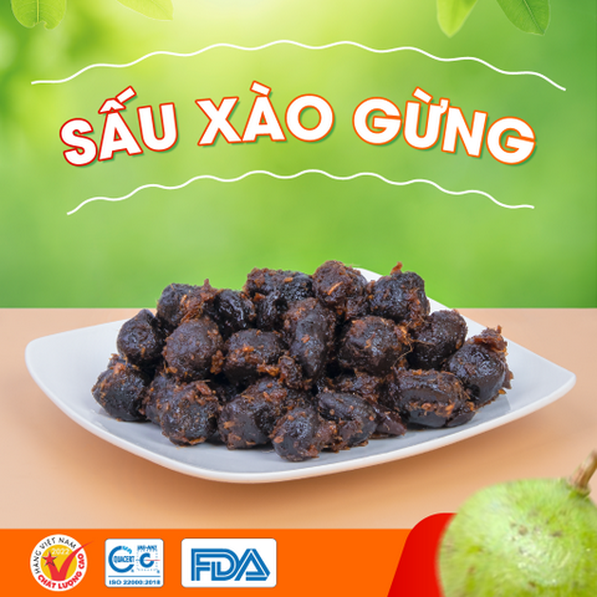 Hình ảnh Sấu xào gừng