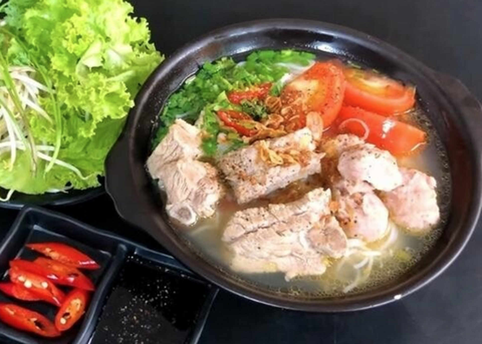 Hình ảnh Bún sườn non