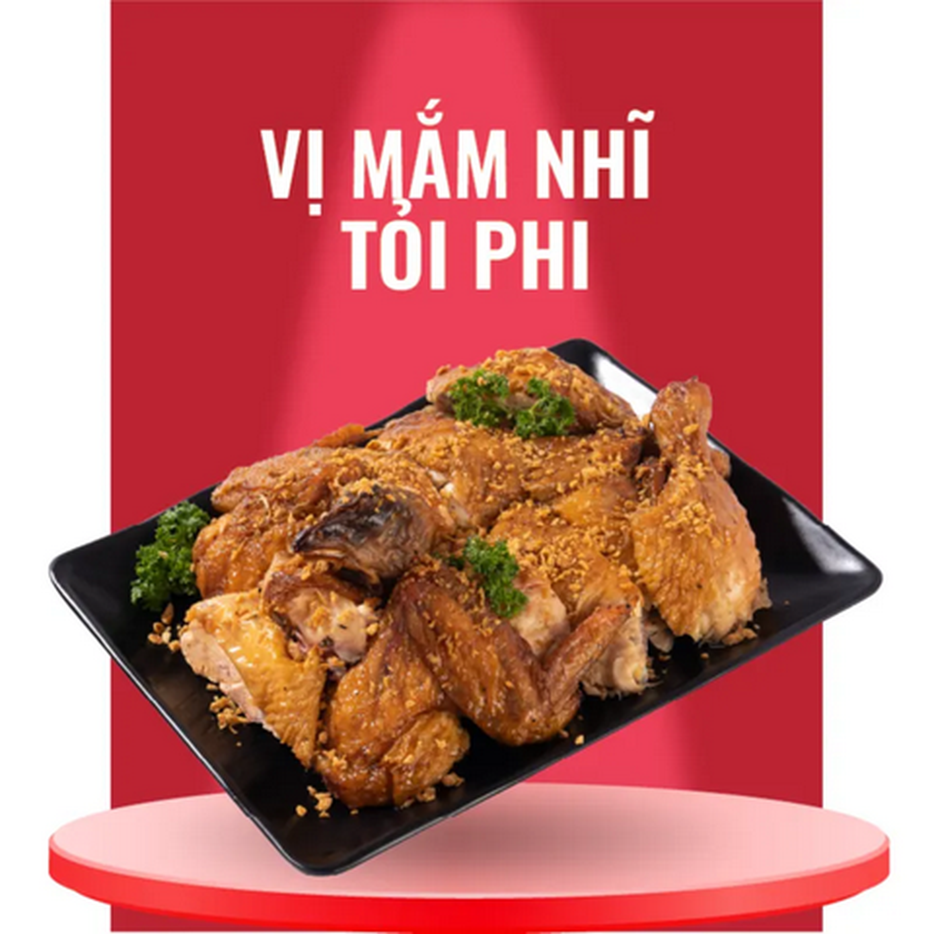 Hình ảnh Gà Nướng Mắm Nhĩ Tỏi Phi - Nguyên con