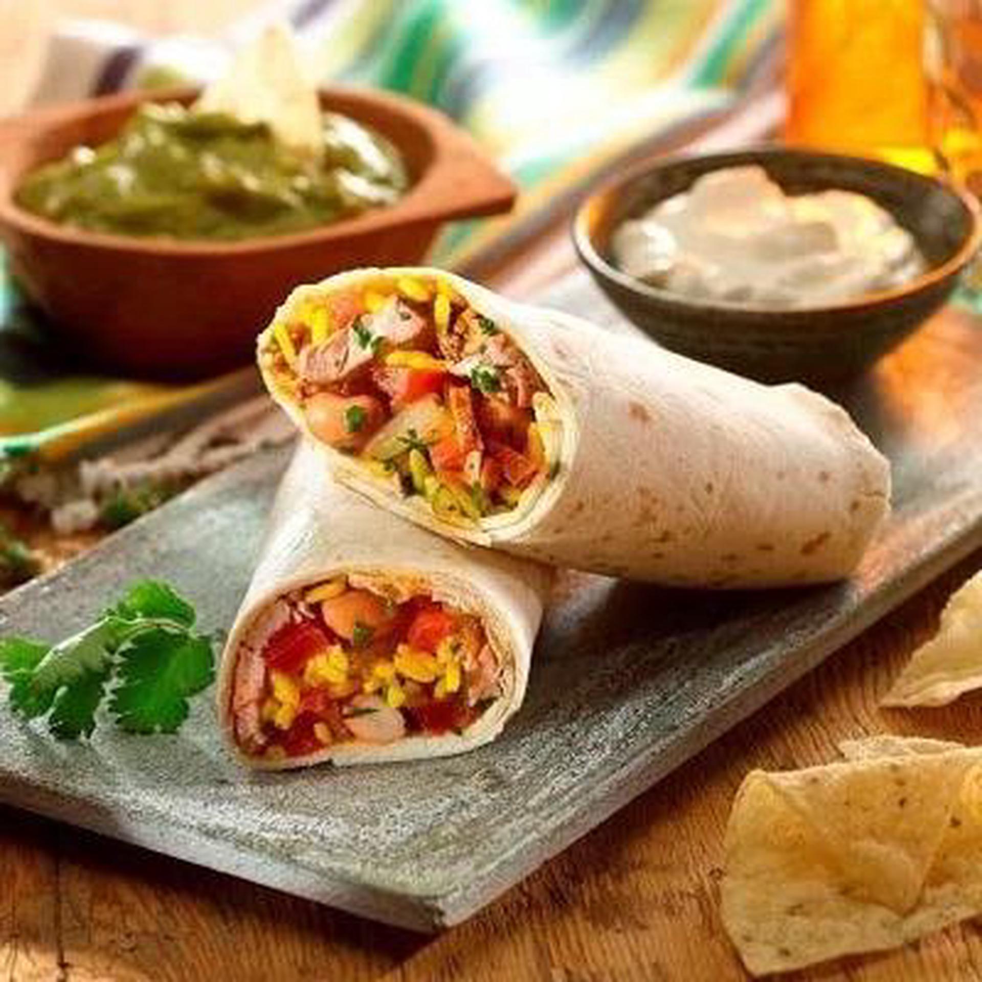 Hình ảnh Cuộn gà thuần chay - Vegan chick’un wrap