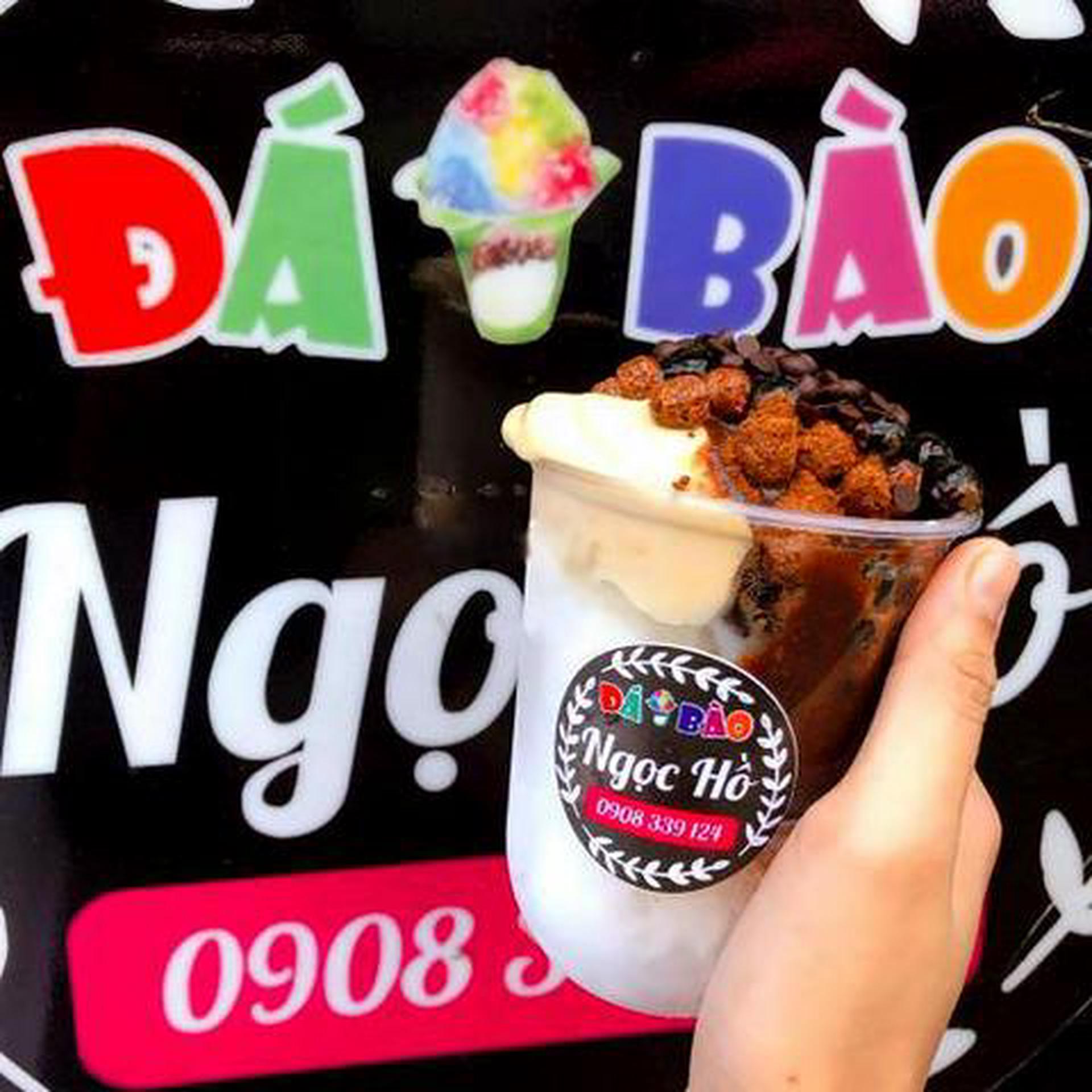 Hình ảnh Đá bào mix milo - tiramisu