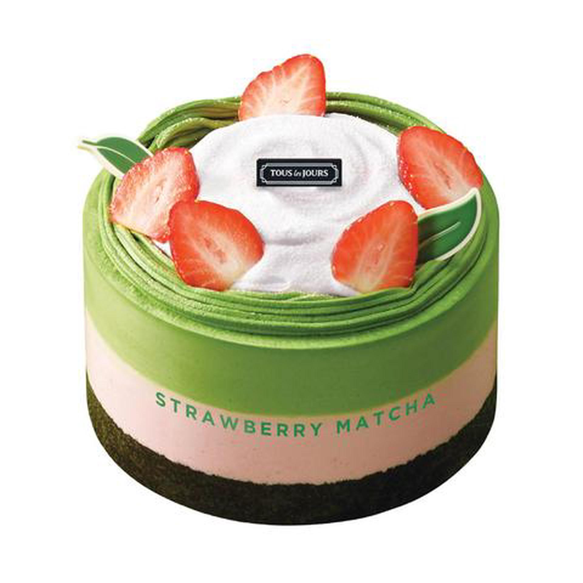 Hình ảnh Bánh kem Strawberry & Matcha Mousse 1